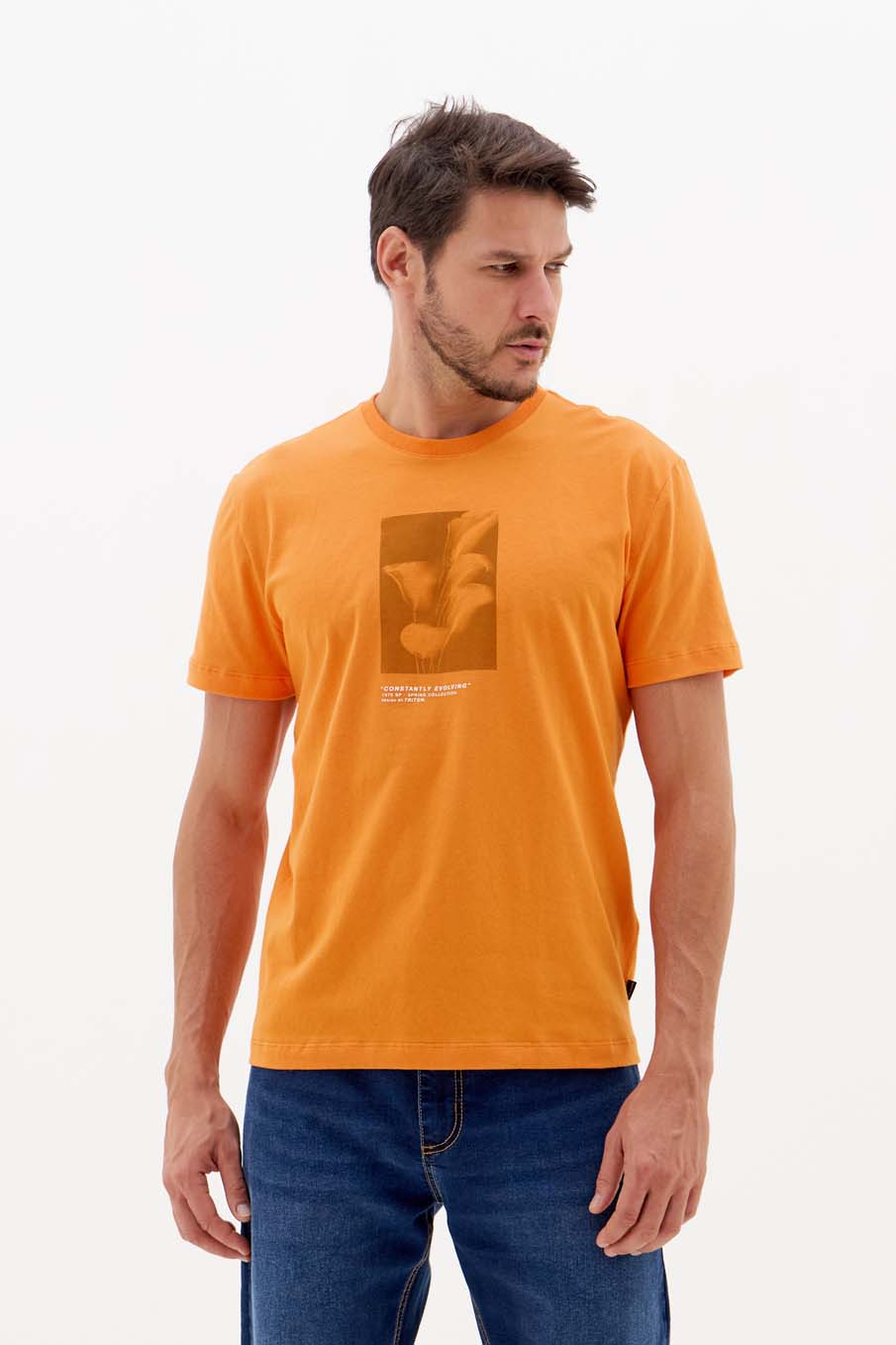 CAMISETA TRITON M LARANJA SALMONA