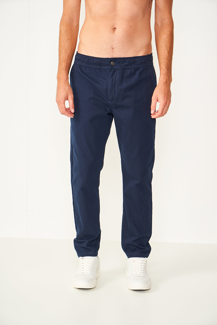 CALÇA SARJA NEW CHINO 40 AZUL DARKNESS