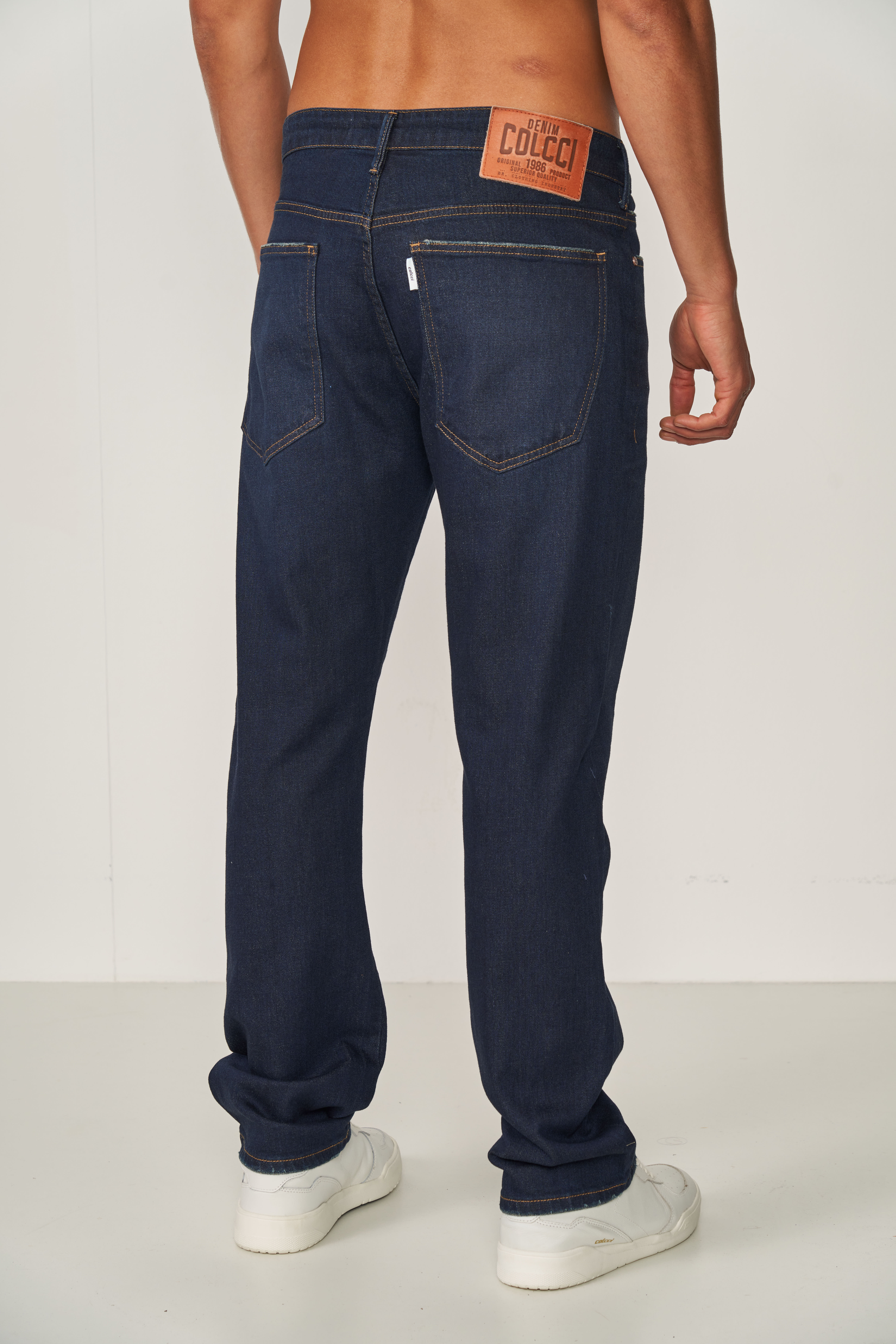 CALÇA JEANS RETA 38 INDIGO