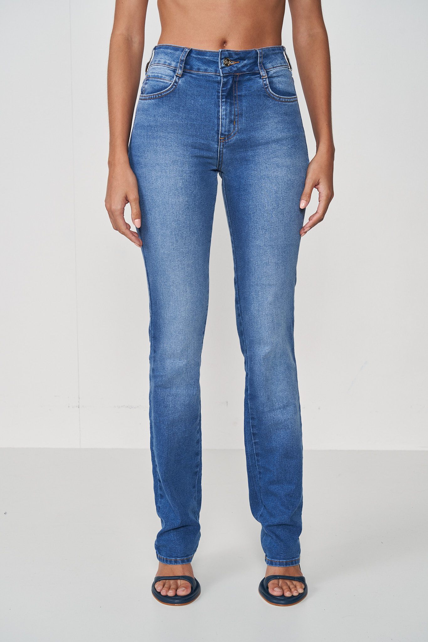 CALÇA JEANS BIA 42 INDIGO