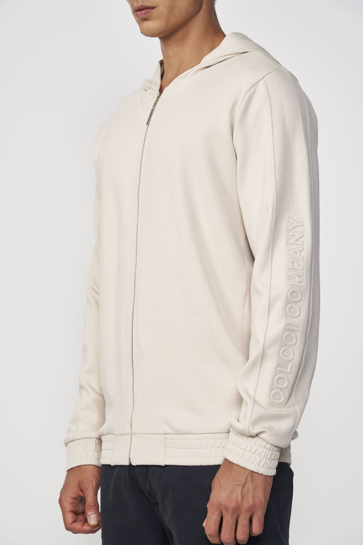 JAQUETA COLCCI GG BEGE TAUPE