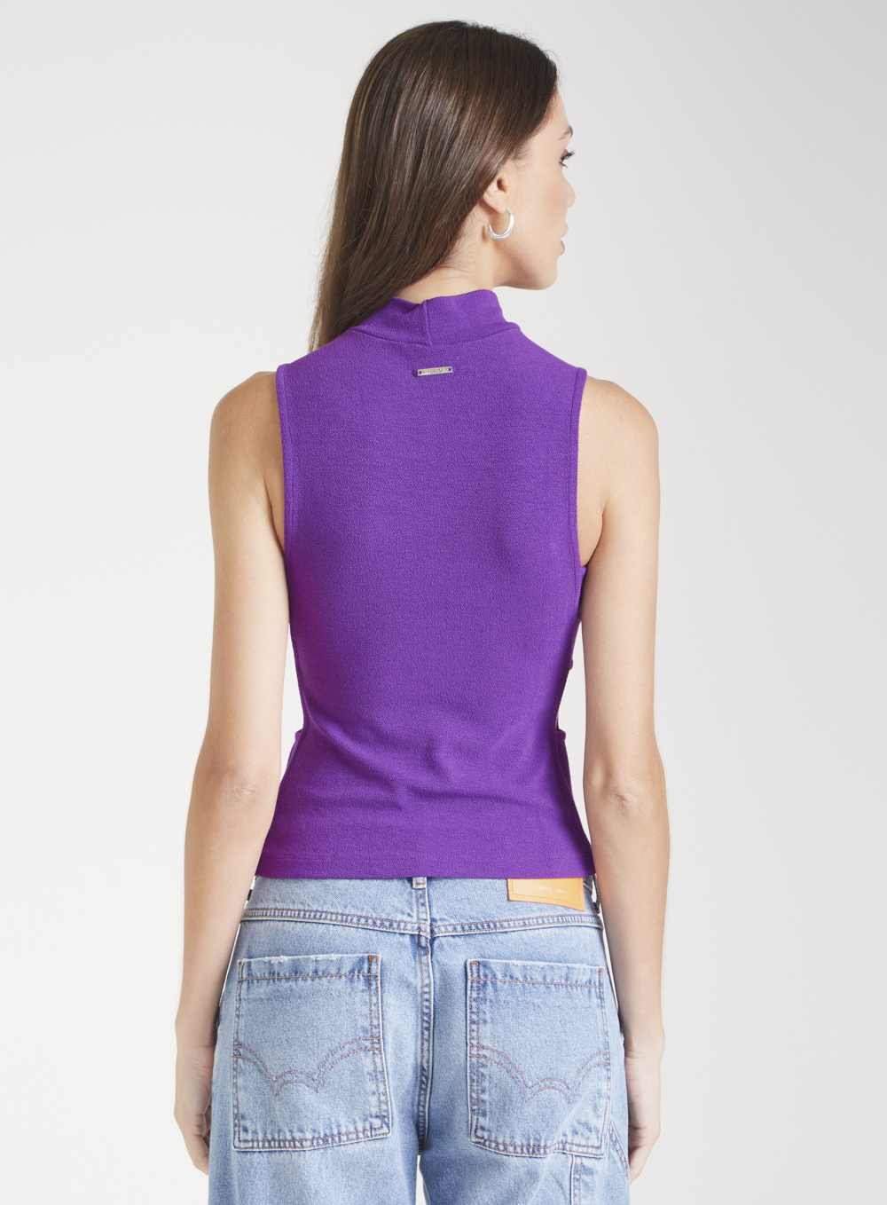 BLUSA FORUM PP ROXO FENICIA