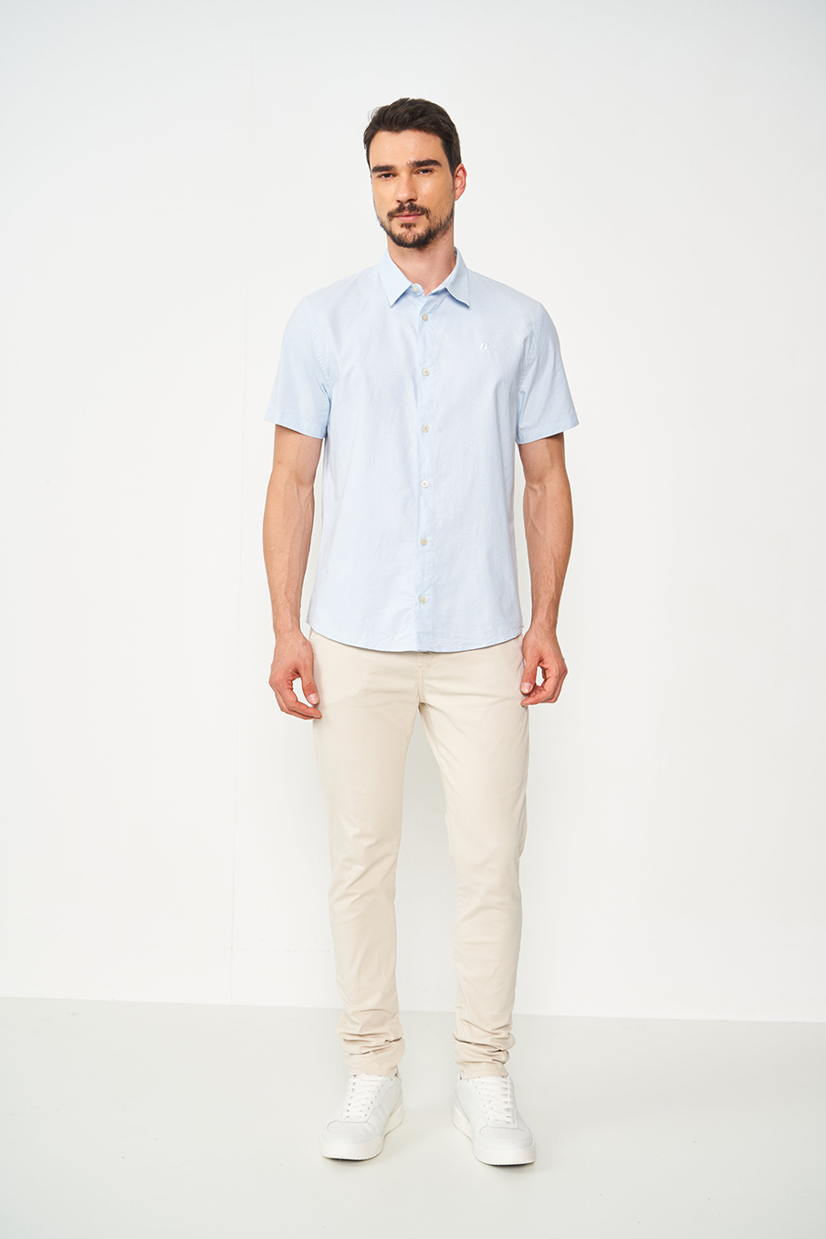 CAMISA RELAX XGG AZUL/OFF