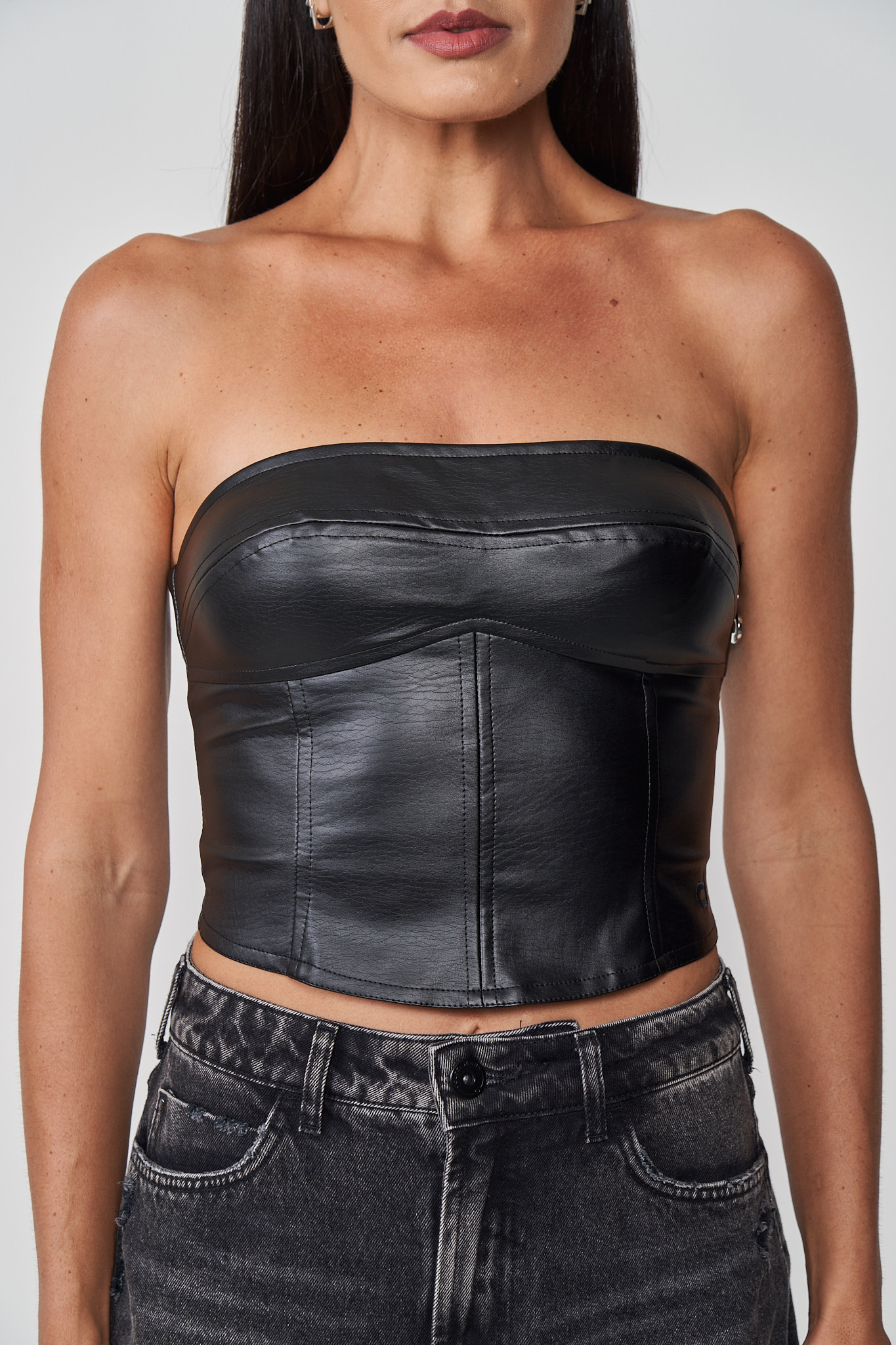BLUSA COLCCI JEANS G PRETO