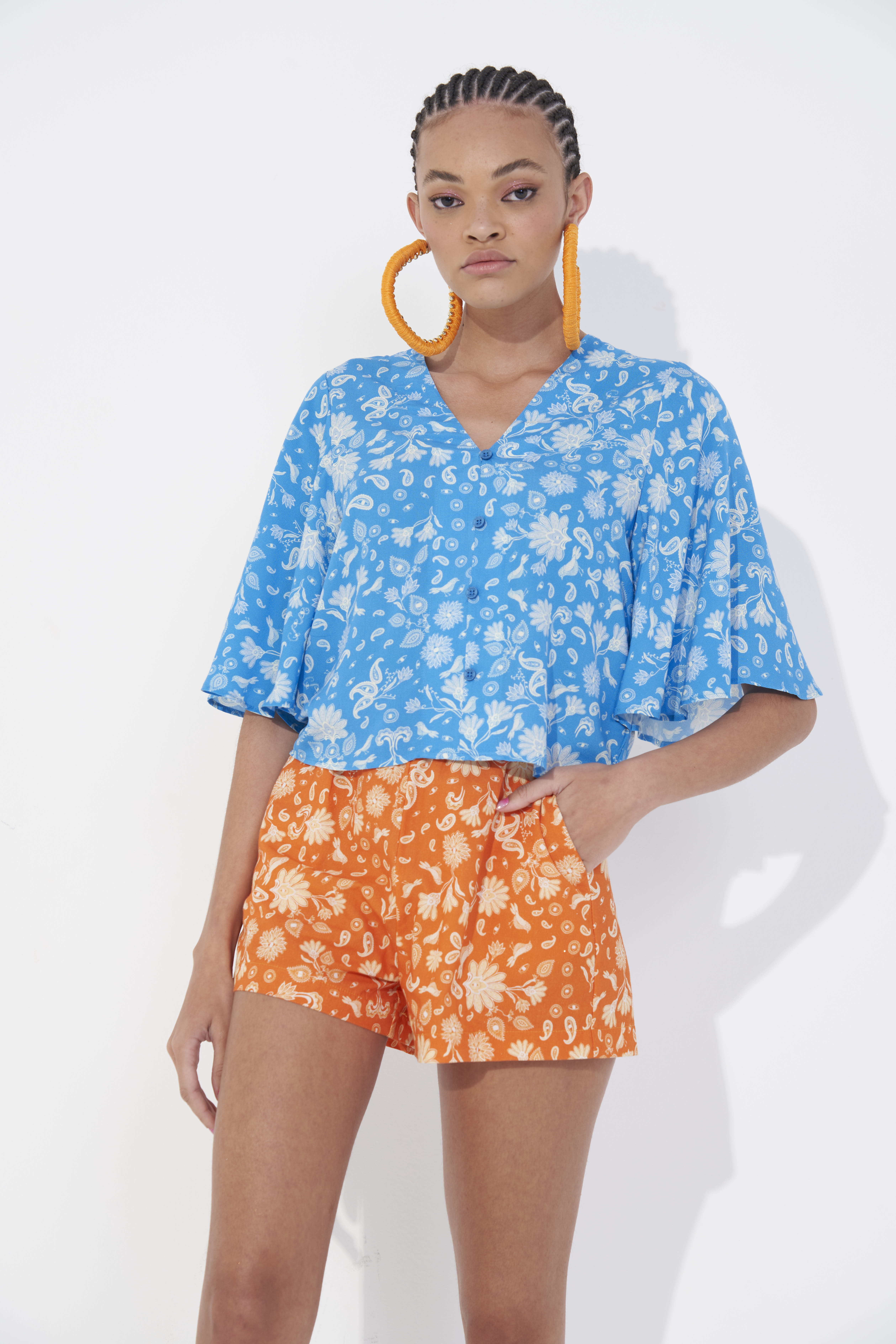 BLUSA ESTAMPADA P MAHINA AZUL