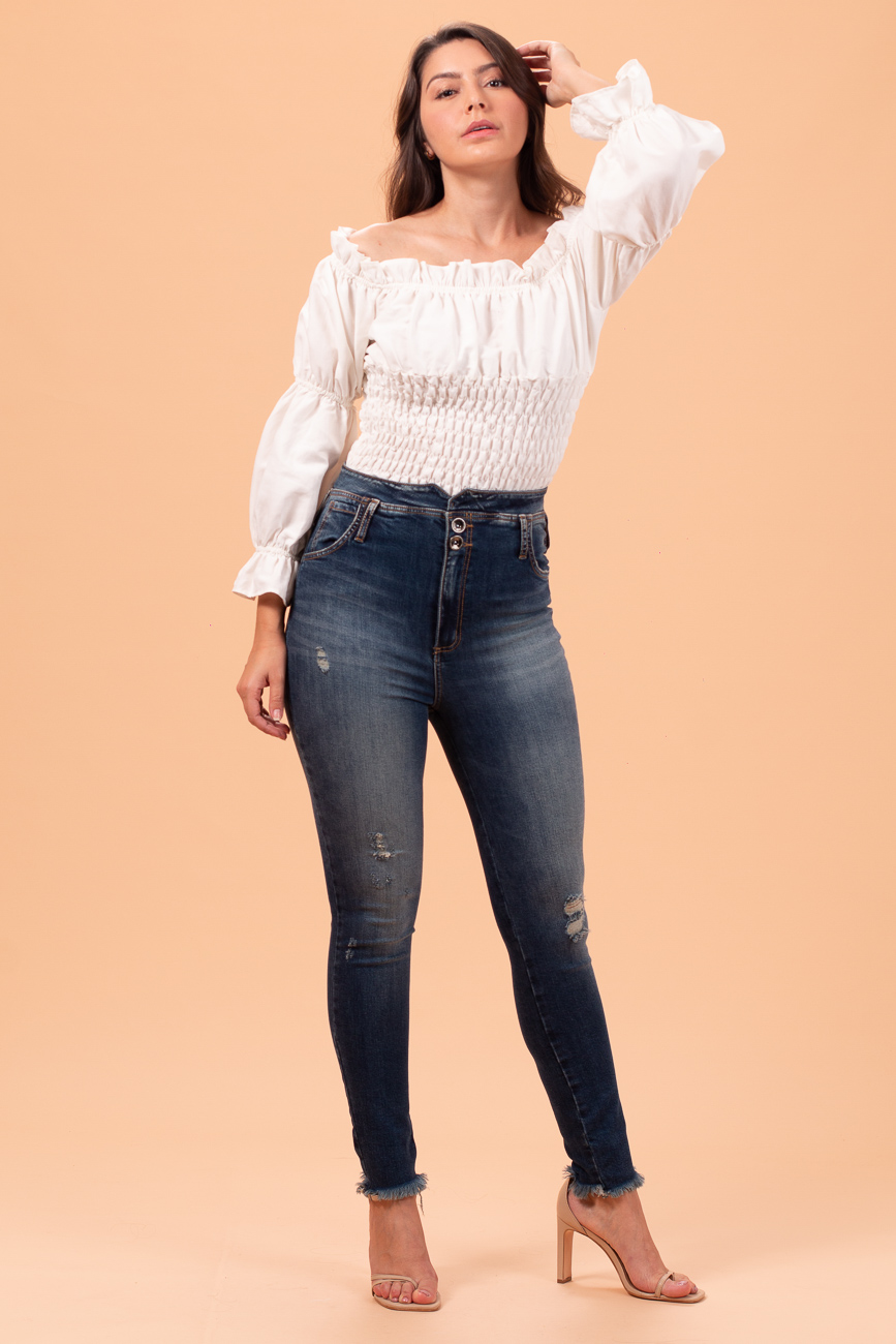 CALÇA JEANS KAREN 36 INDIGO