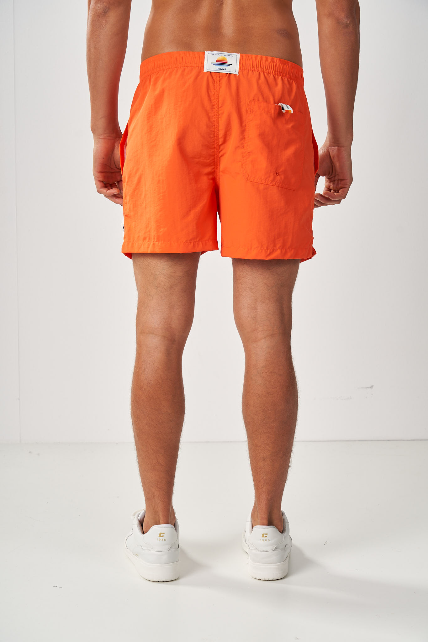 BEACHSHORT COLCCI G LARANJA/AZUL