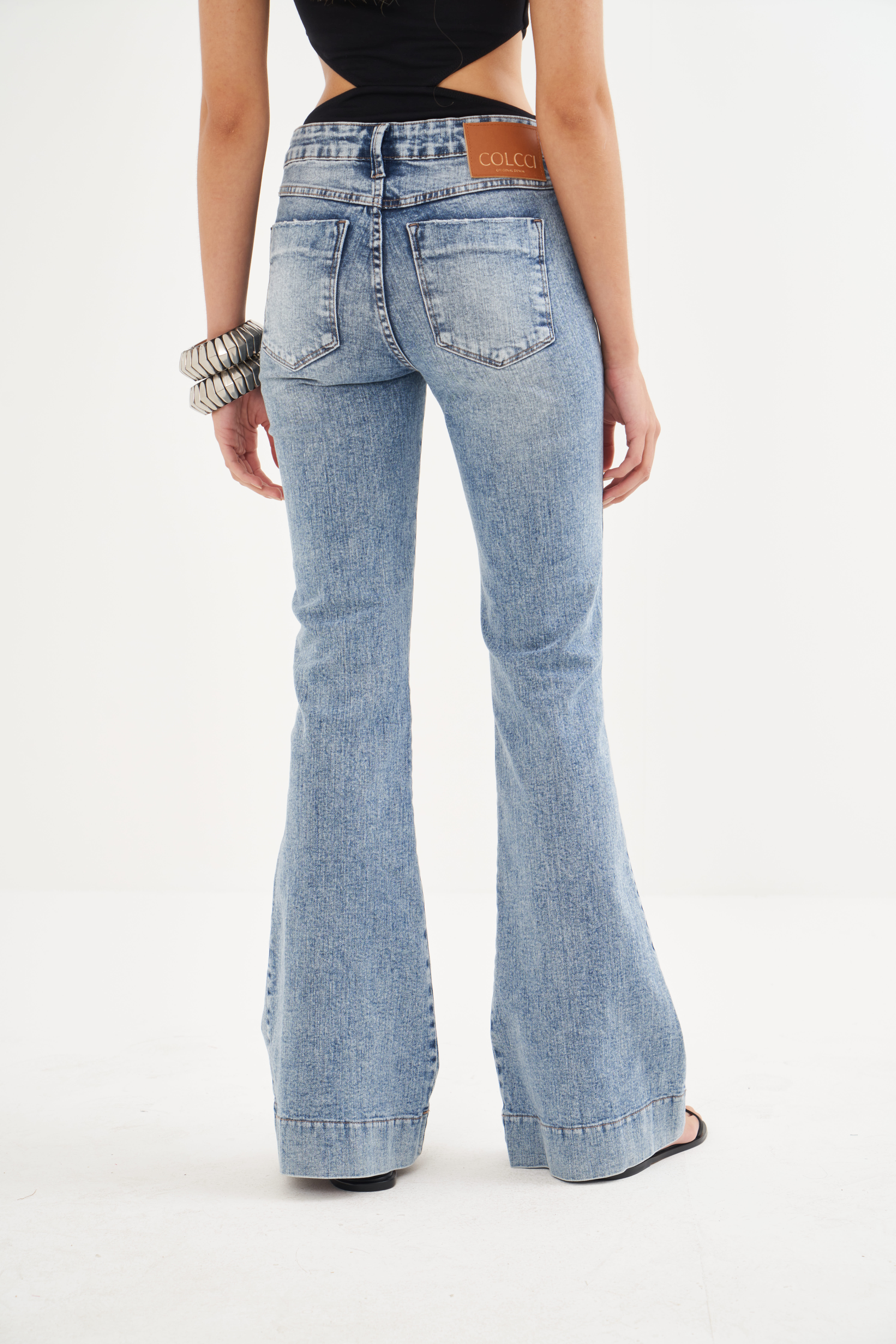 CALÇA JEANS BIA FLARE 46 INDIGO