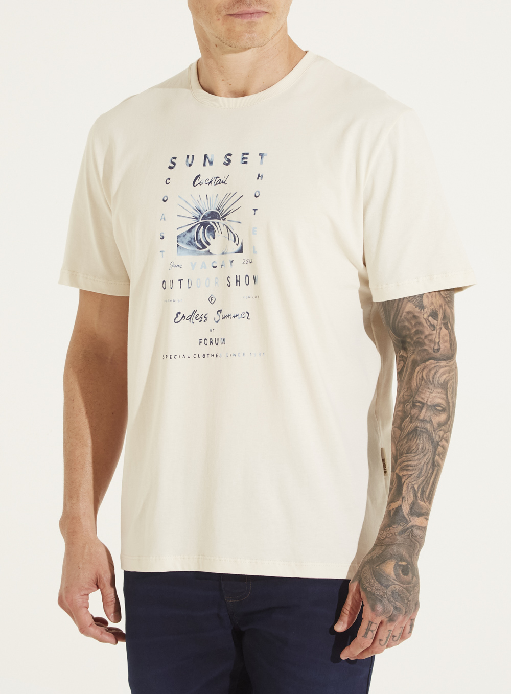 CAMISETA FORUM GG BEGE INCENSE