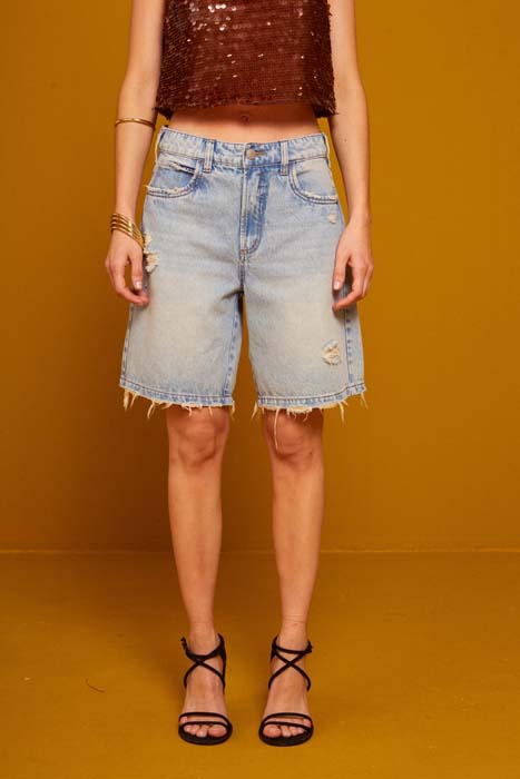 BERMUDA JEANS JADE 40 INDIGO