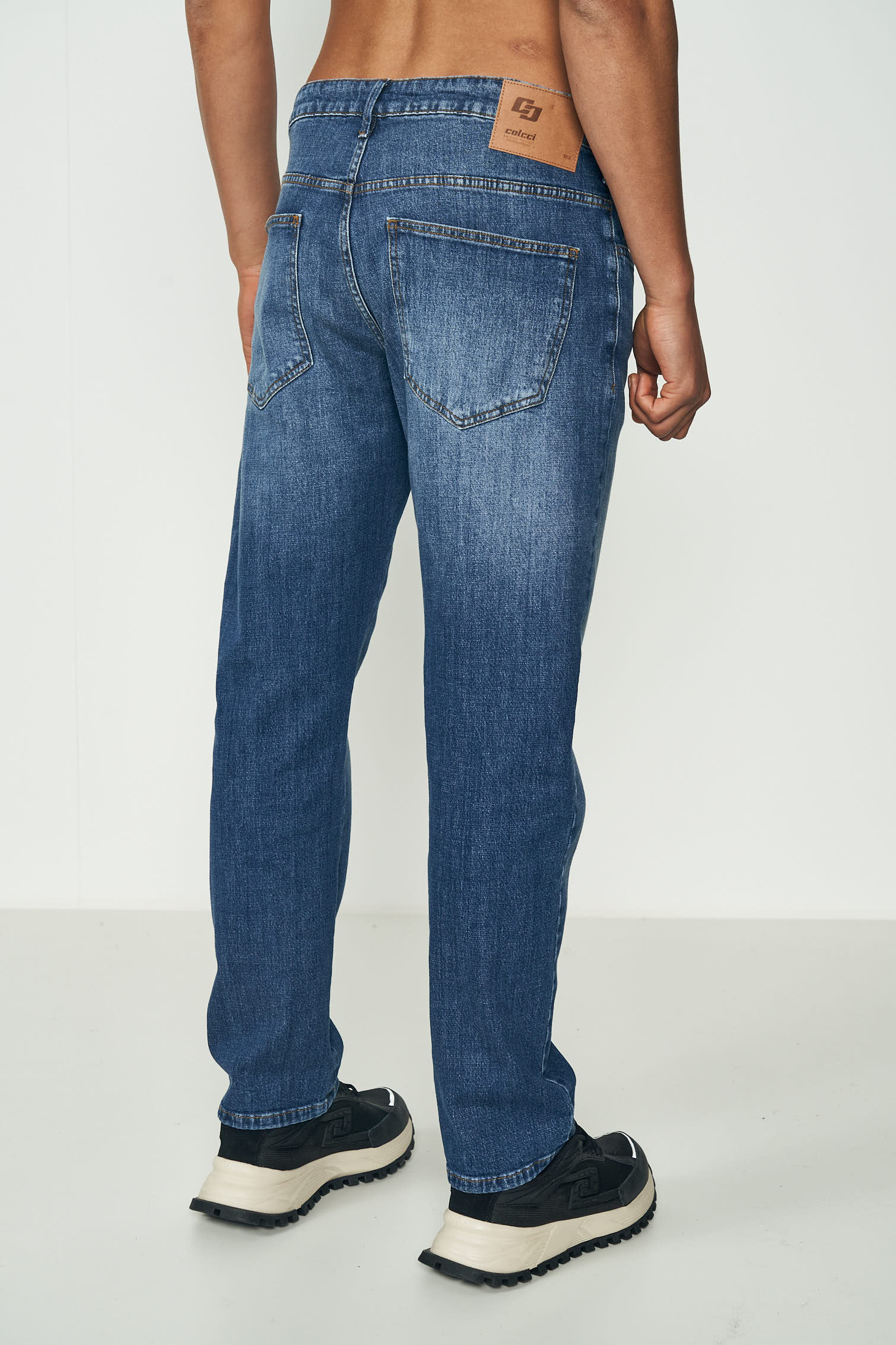 CALÇA JEANS RETA 36 INDIGO