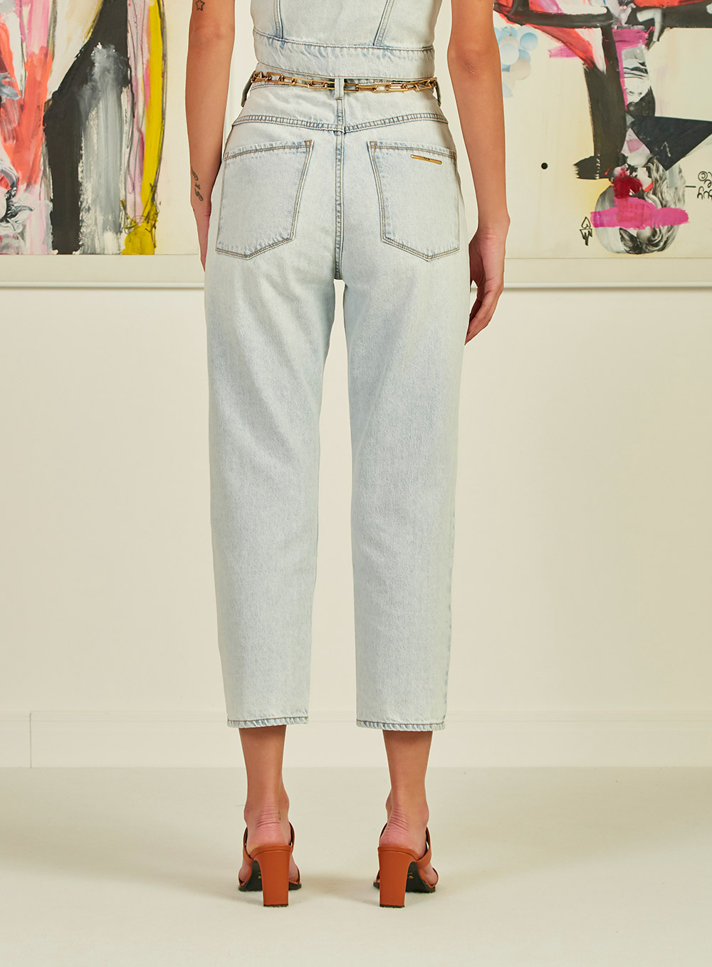 CALÇA JEANS NADIA 44 INDIGO