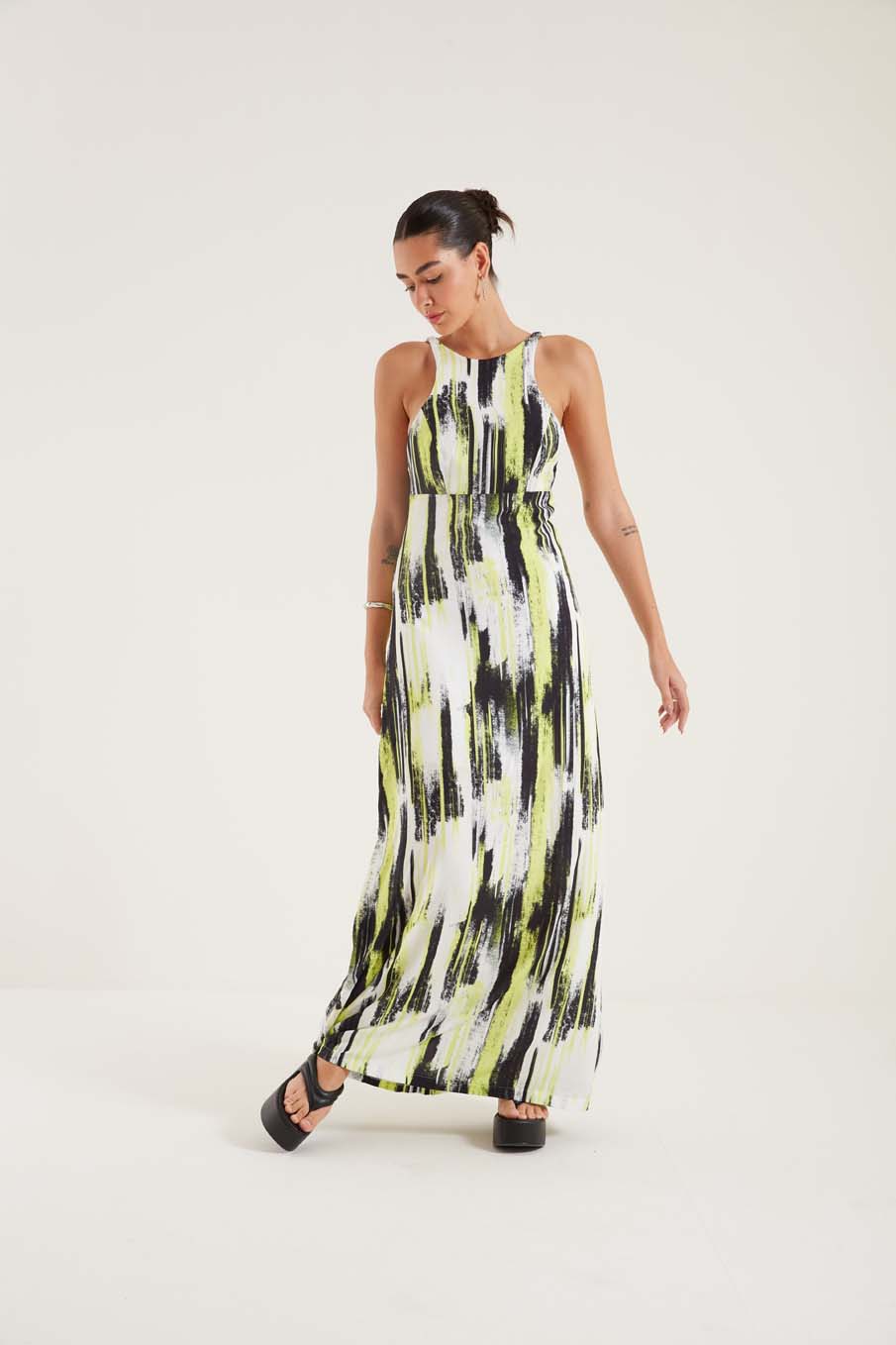 VESTIDO ESTAMPADO 38 URBAN FUSION