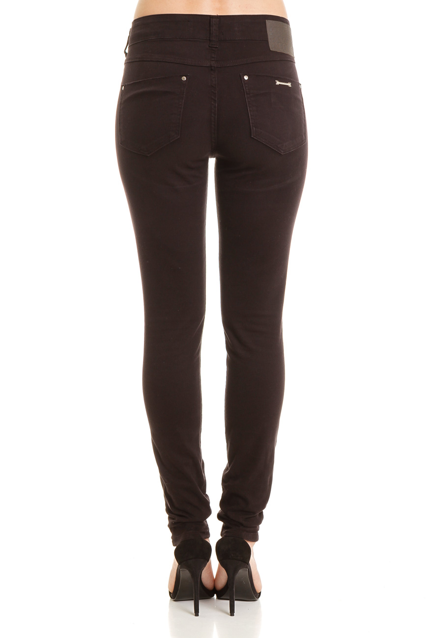 CALCA CORY SARJA BORD TINT 38 PRETO