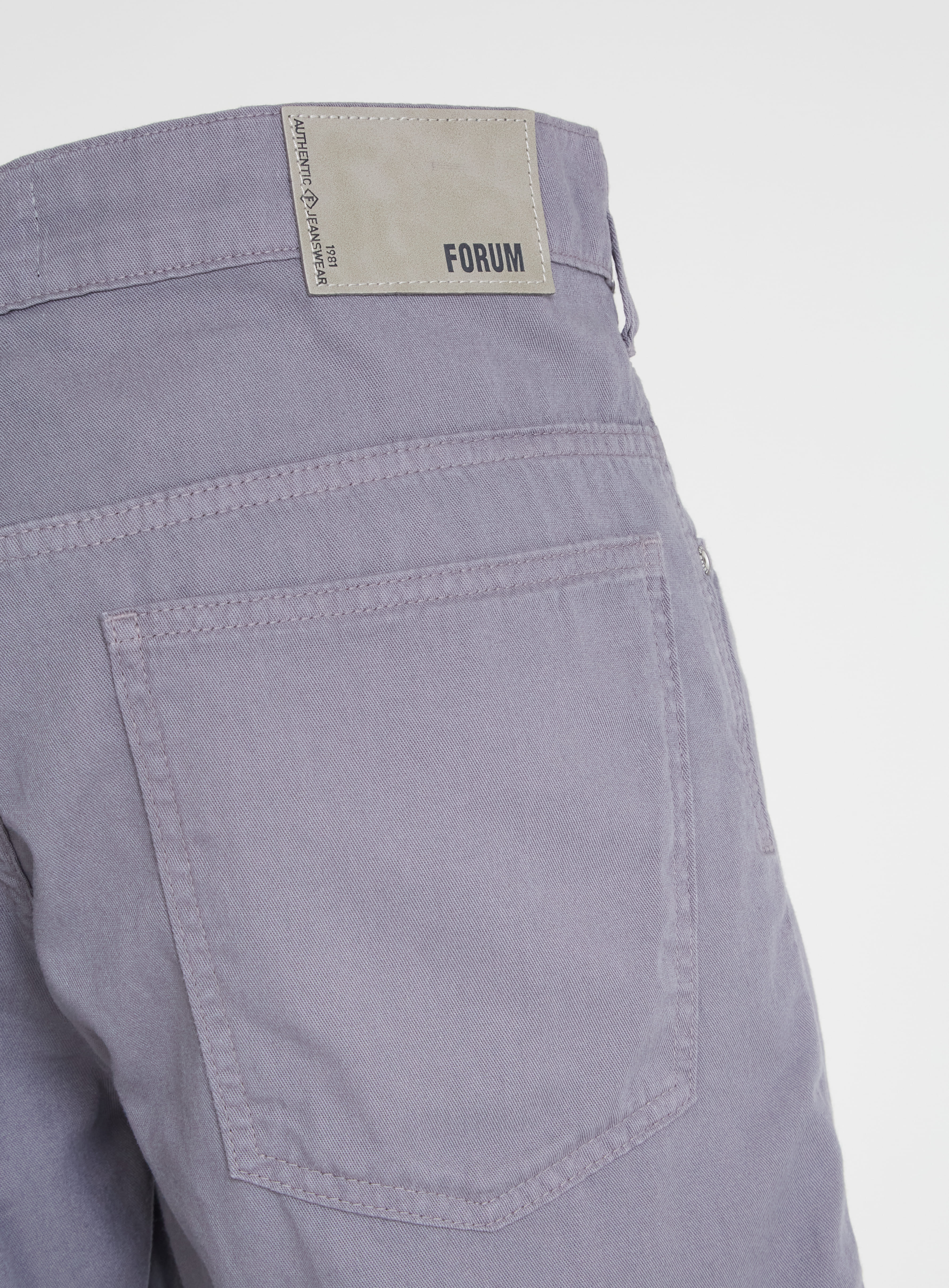BERMUDA SARJA PAUL SLIM 40 CINZA OXIDE
