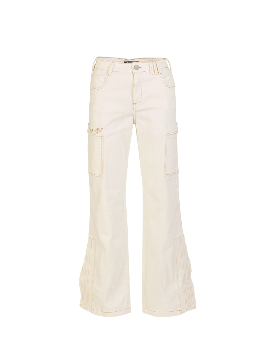 CALÇA SARJA RAQUEL WIDE LEG 44 OFF SHELL