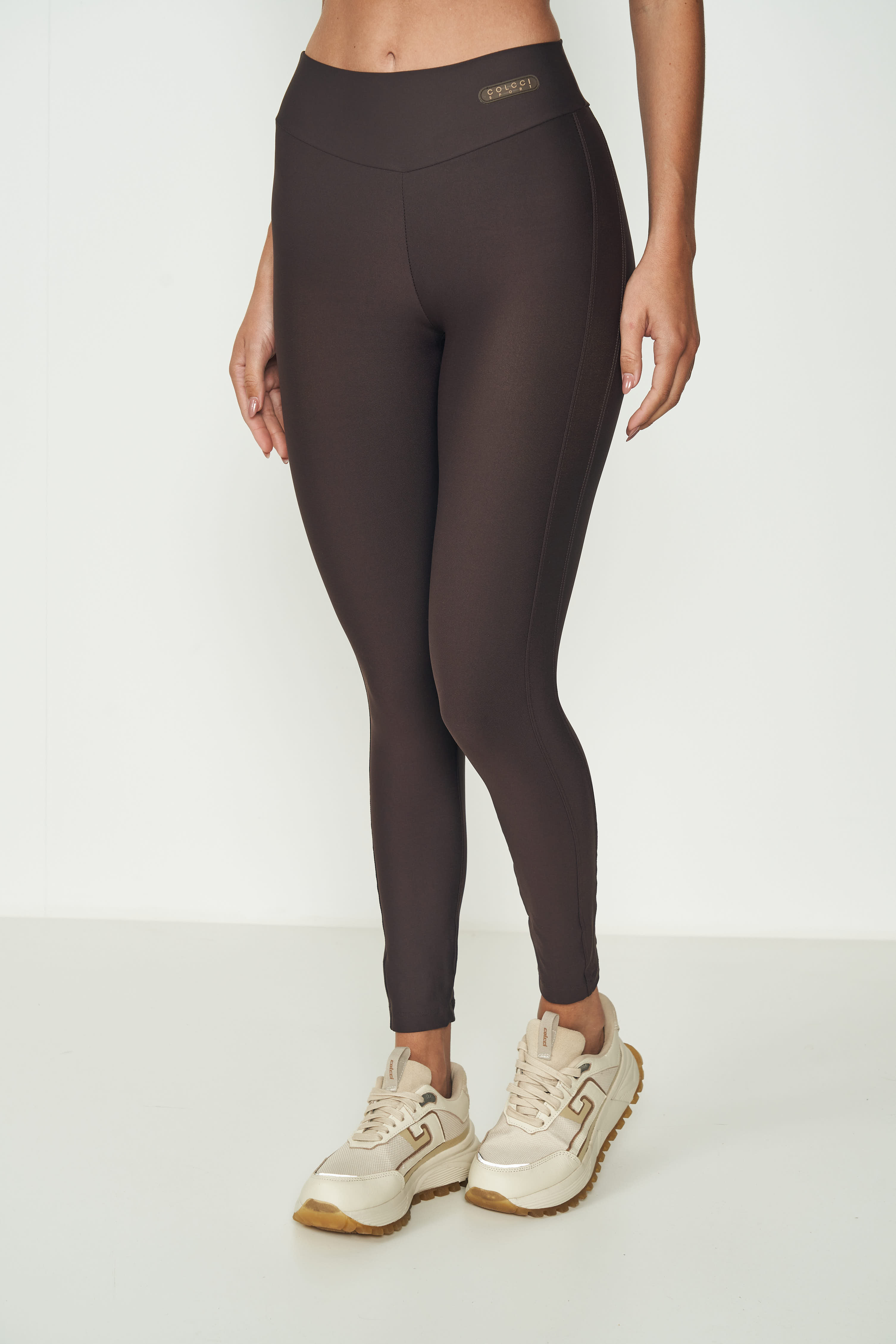CALÇA LEGGING P MARROM SANDALO