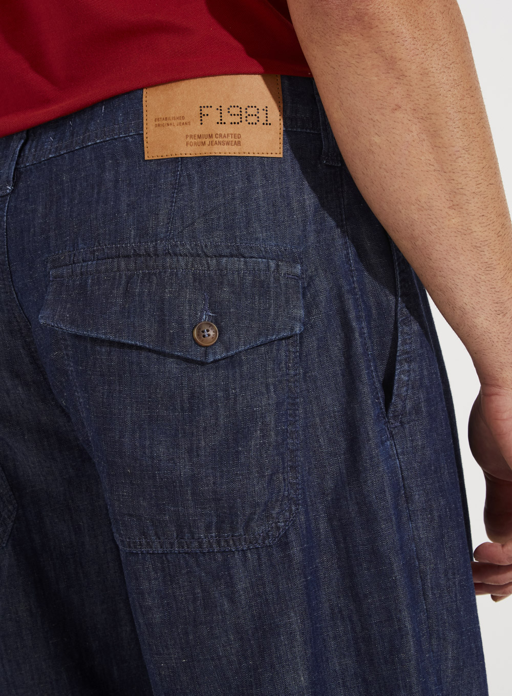 CALÇA JEANS LINHO ST BARTHS 42 INDIGO