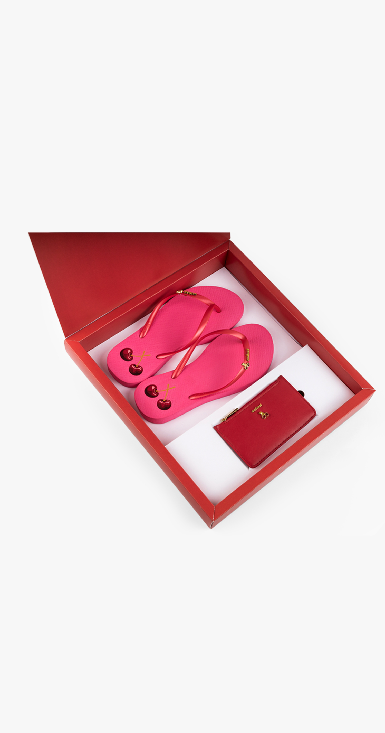 CHINELO COLCCI FEM CHERRY RED 33-34 ROSA MON AMOUR