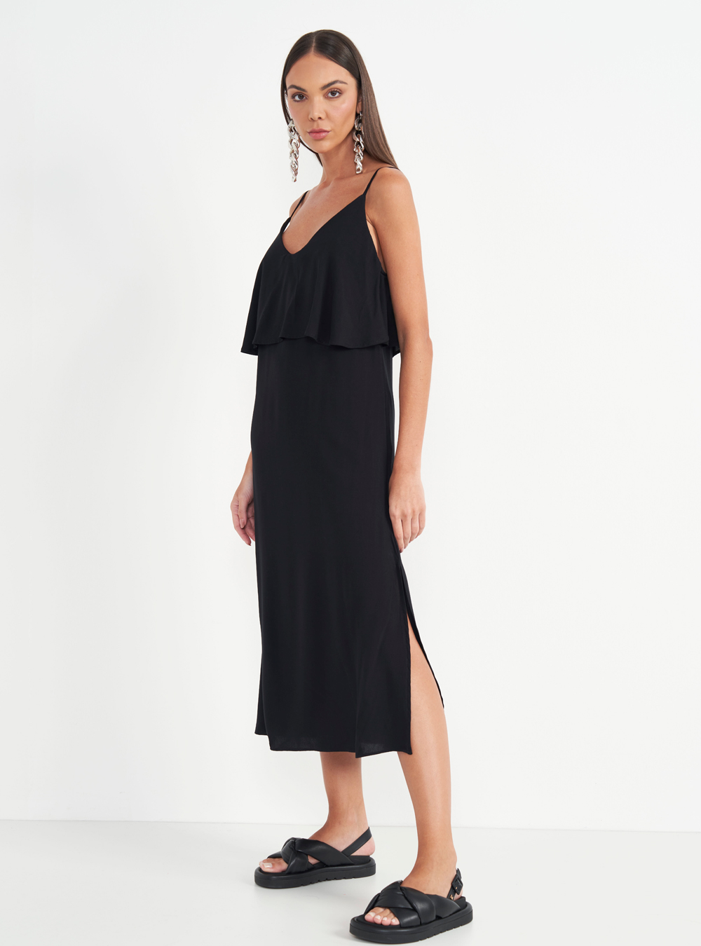 VESTIDO COLCCI G PRETO