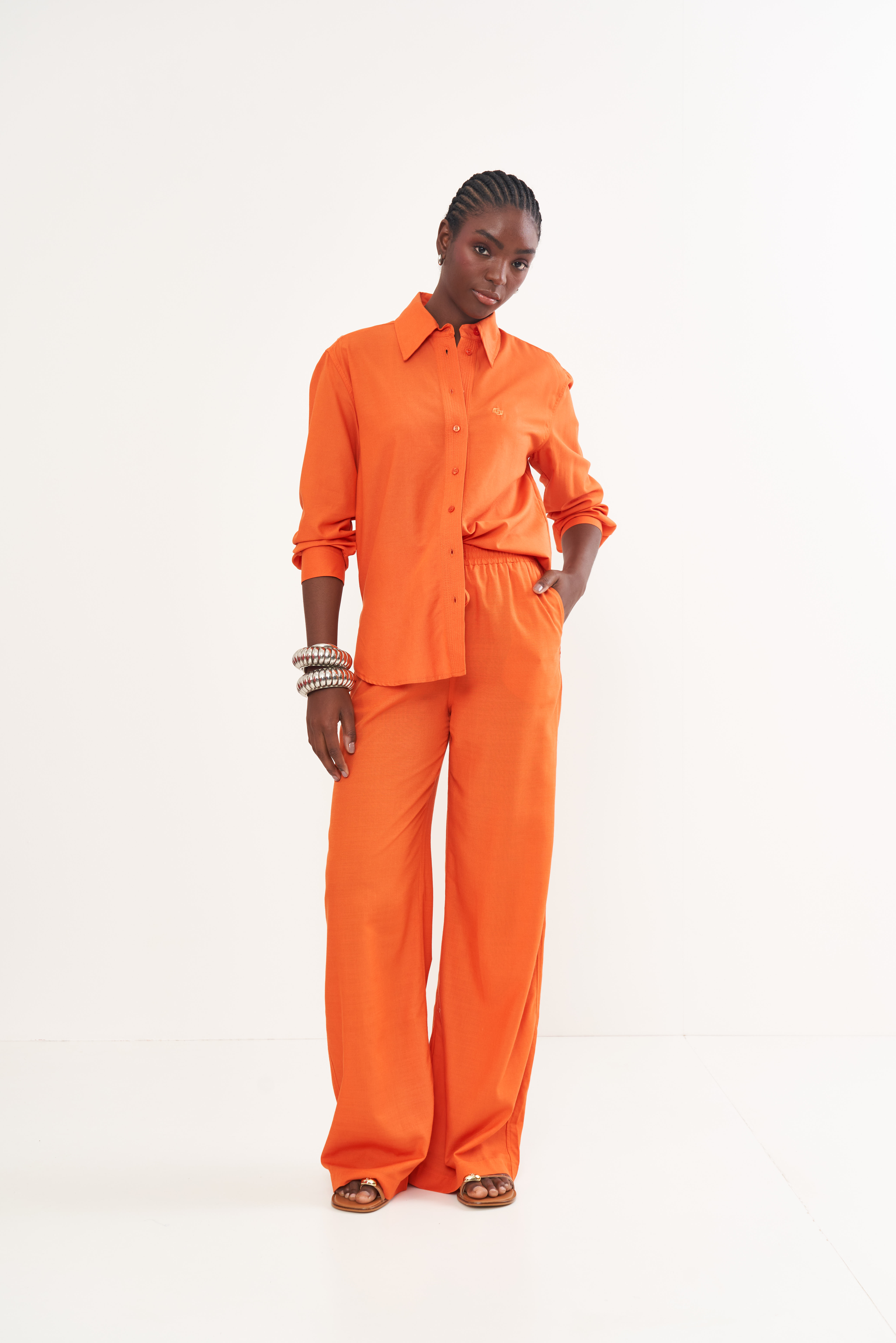 CALÇA COLCCI G LARANJA PARADISIACO