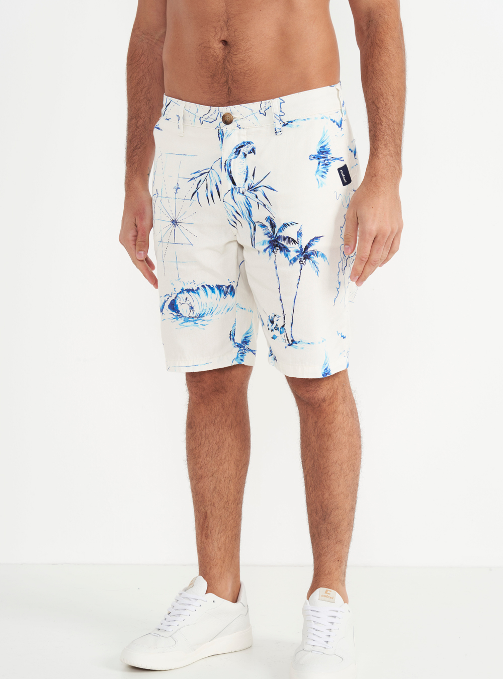 BERMUDA SARJA ESTAMPADA 46 MAGIC ISLAND