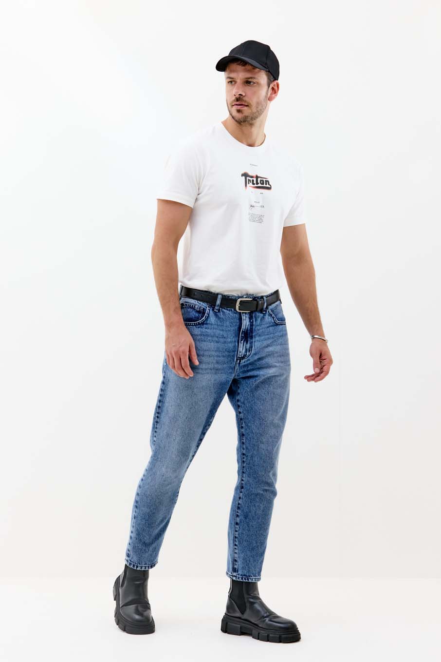 CAMISETA TRITON GG CINZA XISTO