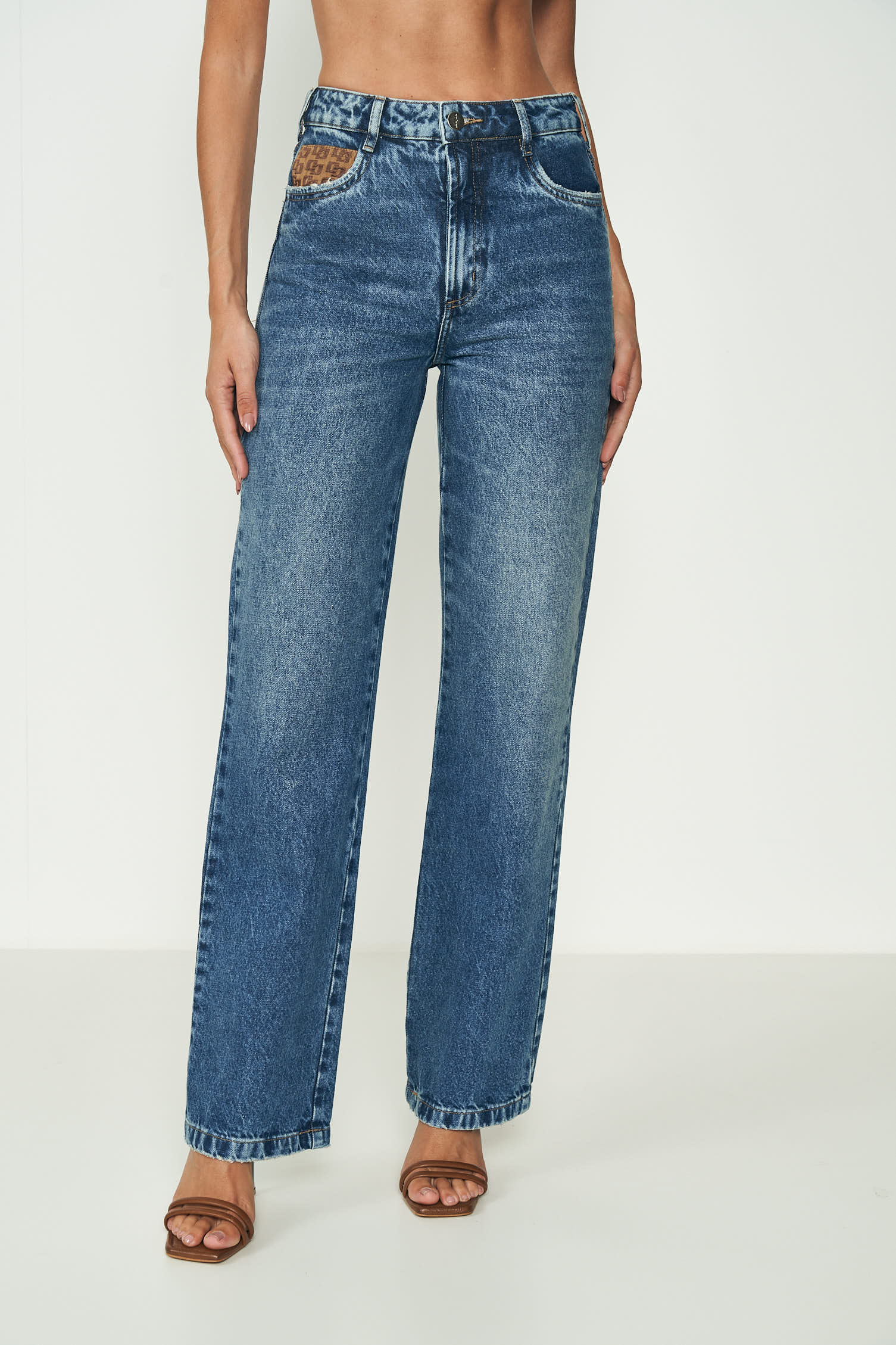 CALÇA JEANS JULIETTE 42 INDIGO