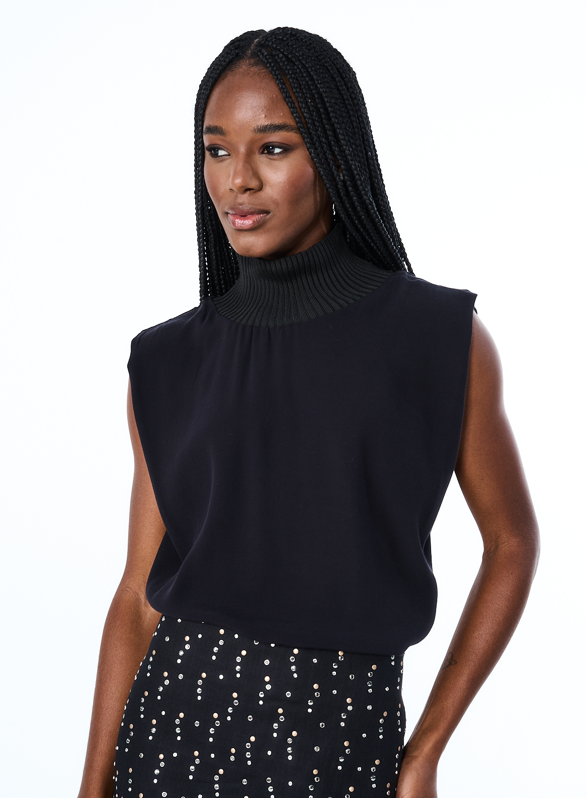 BLUSA OPEN M MARROM TERRA CLARA