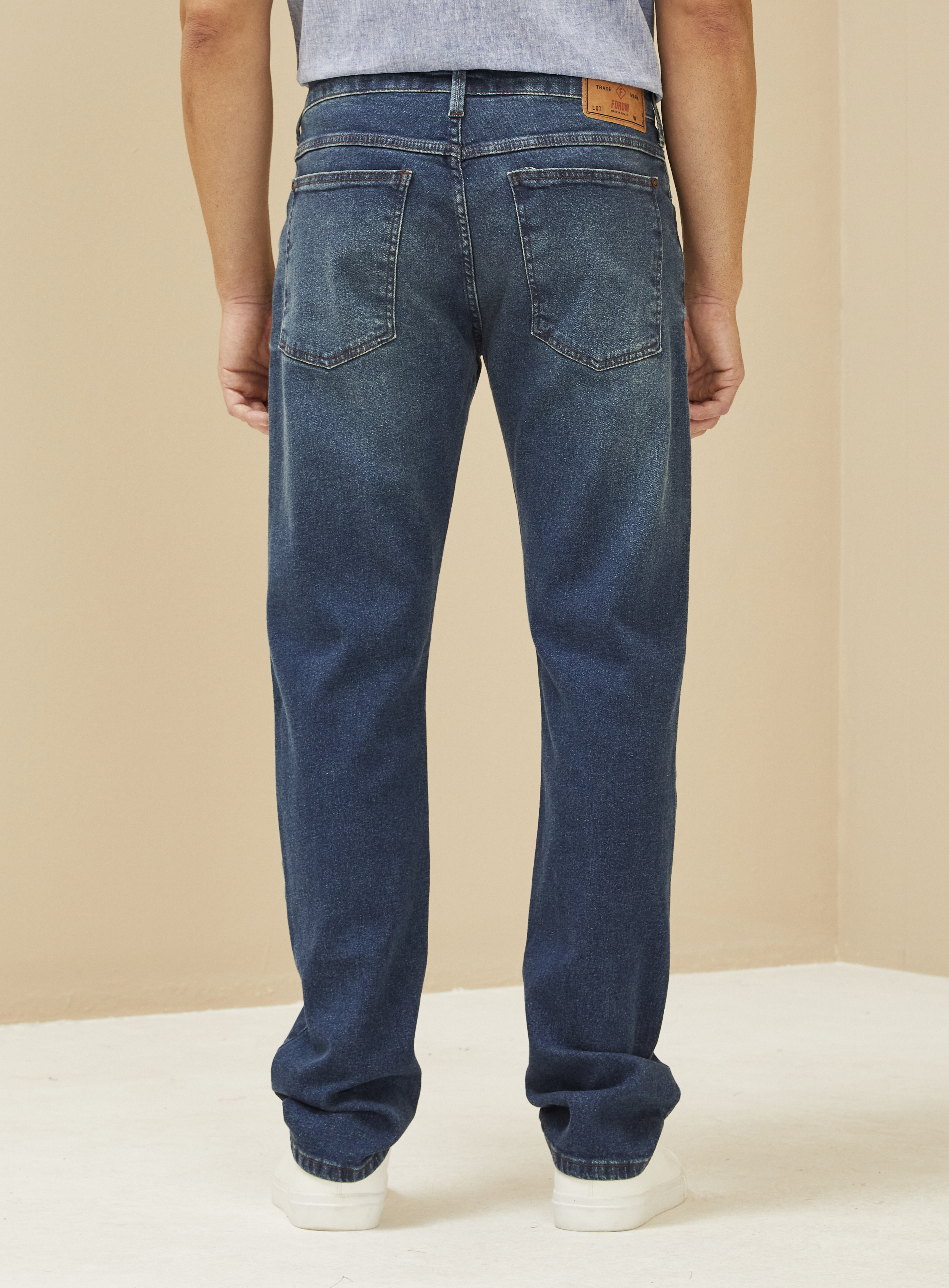 CALÇA JEANS PAUL SLIM 42 INDIGO