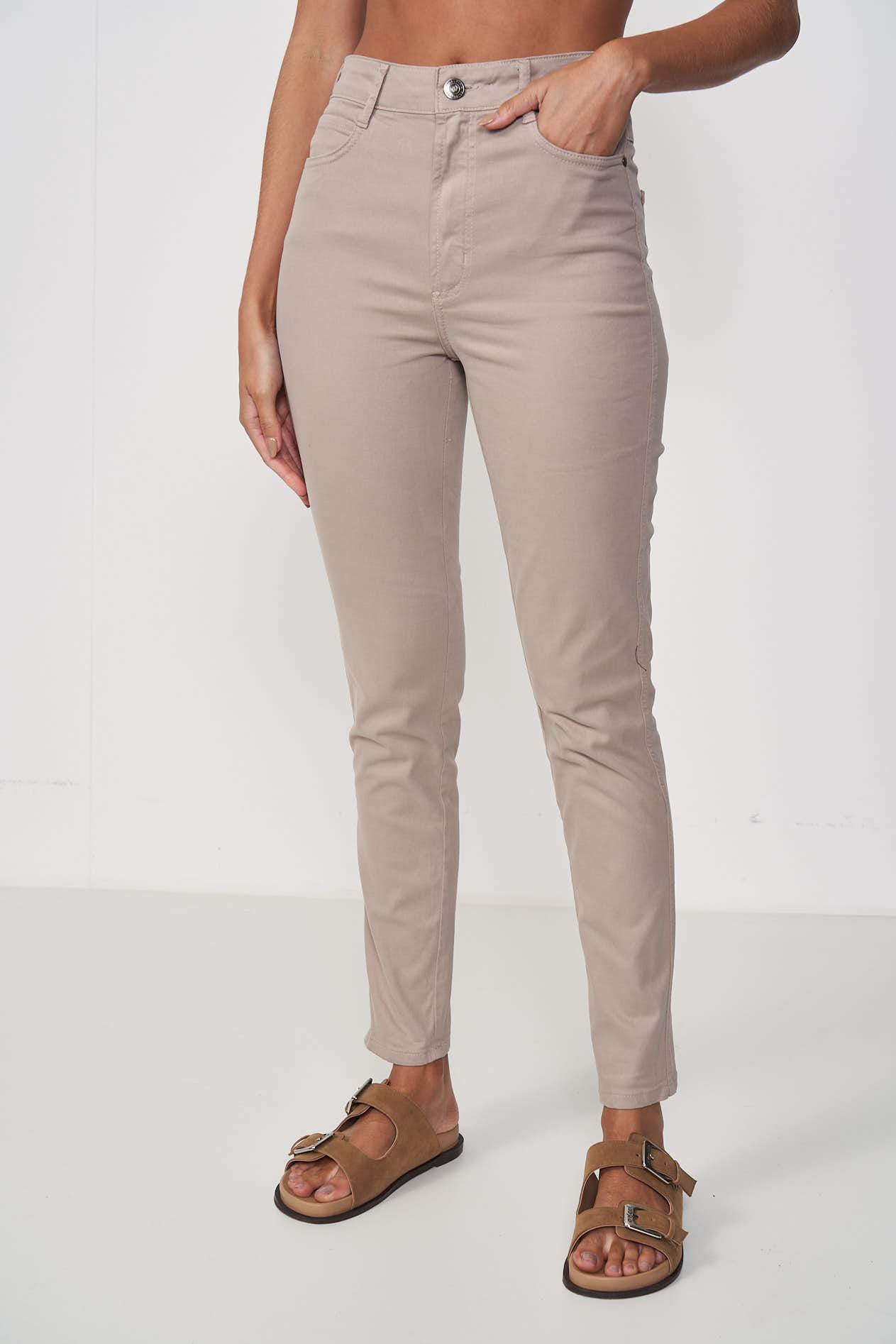 CALÇA SARJA BRUNA STRETCH 40 PRETO
