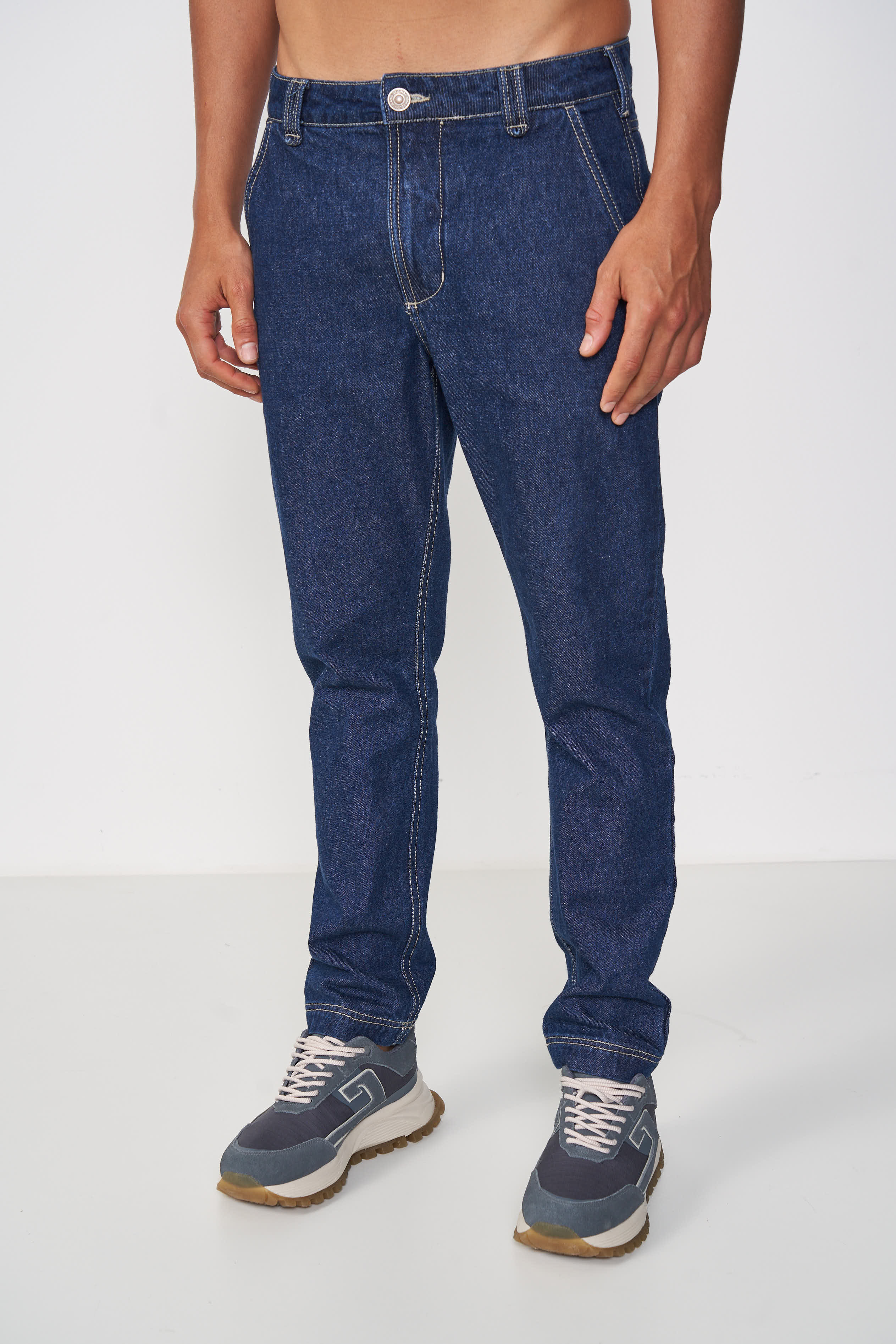 CALÇA JEANS NEW CHINO 42 INDIGO