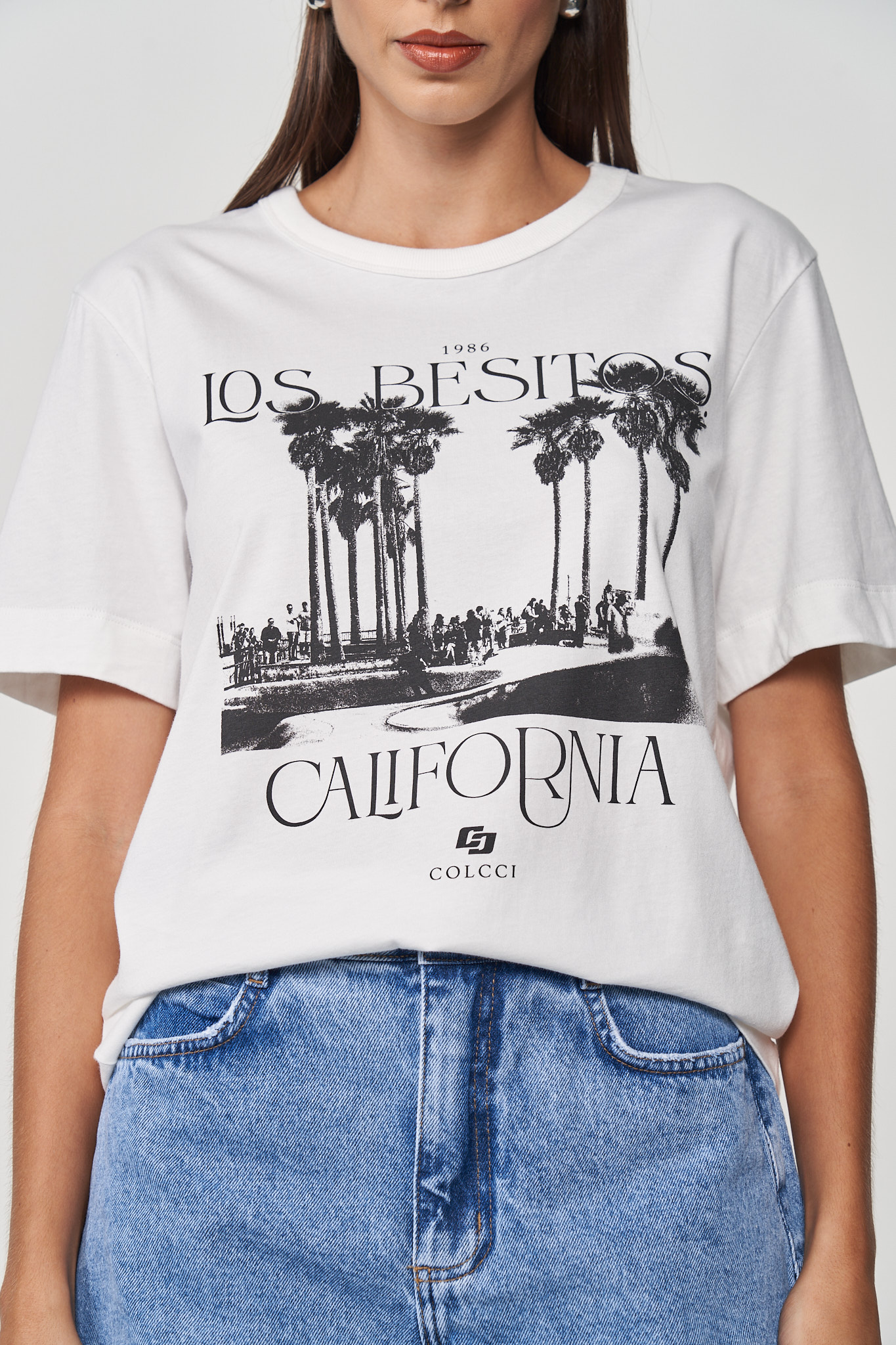 CAMISETA ESTAMPADA P LARANJA PURPURI