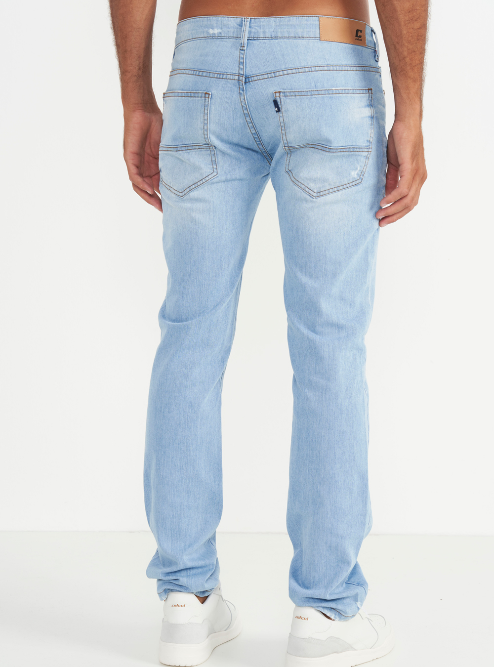 CALÇA JEANS ALEX SLIM 46 INDIGO