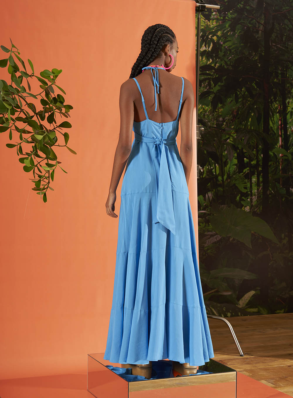 VESTIDO LONGO COLCCI 34 PRETO