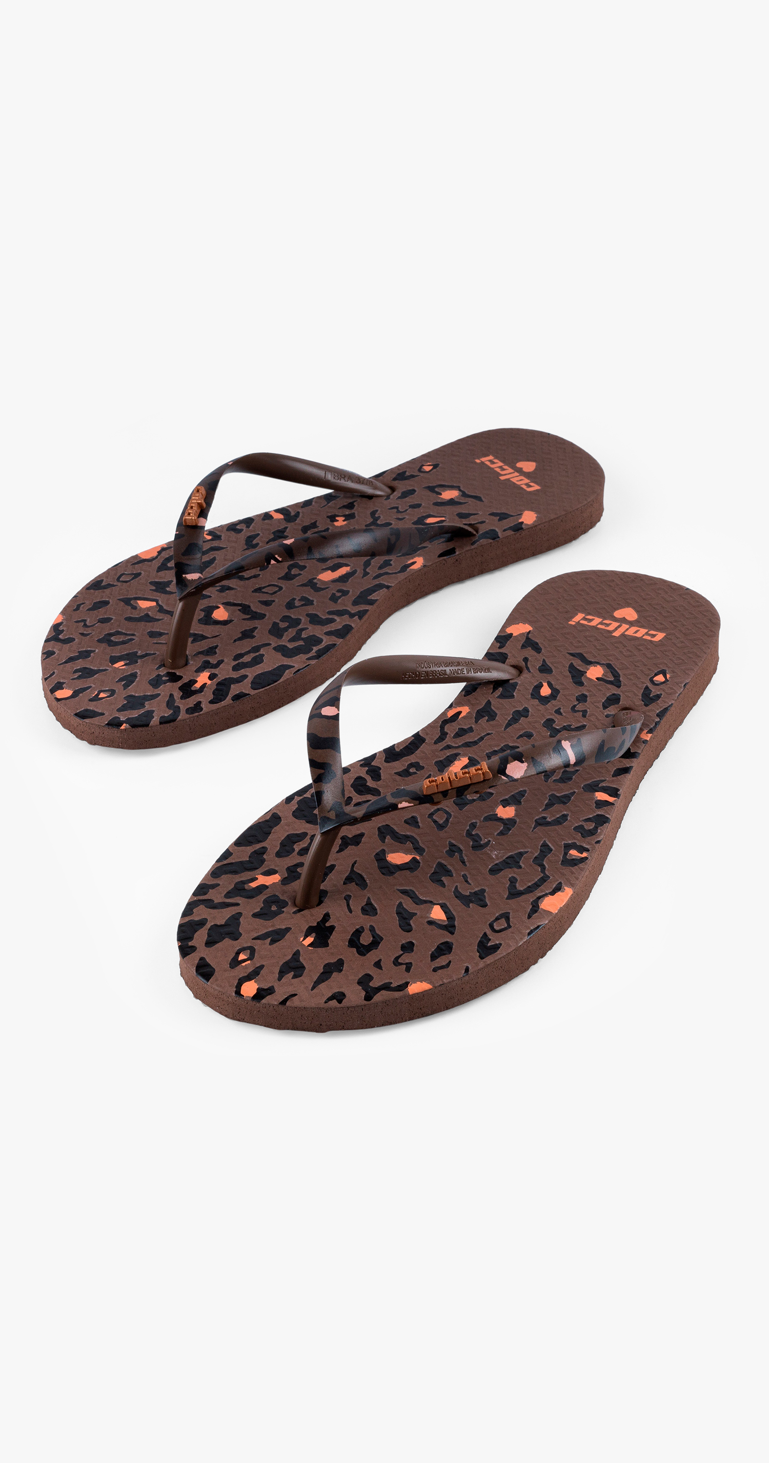 CHINELO FEM COLCCI ANIMAL PRINT 35-36 MARROM BEATE