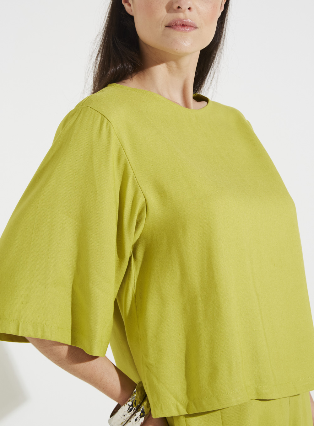 BLUSA LINHO G BEGE SOYBEAN
