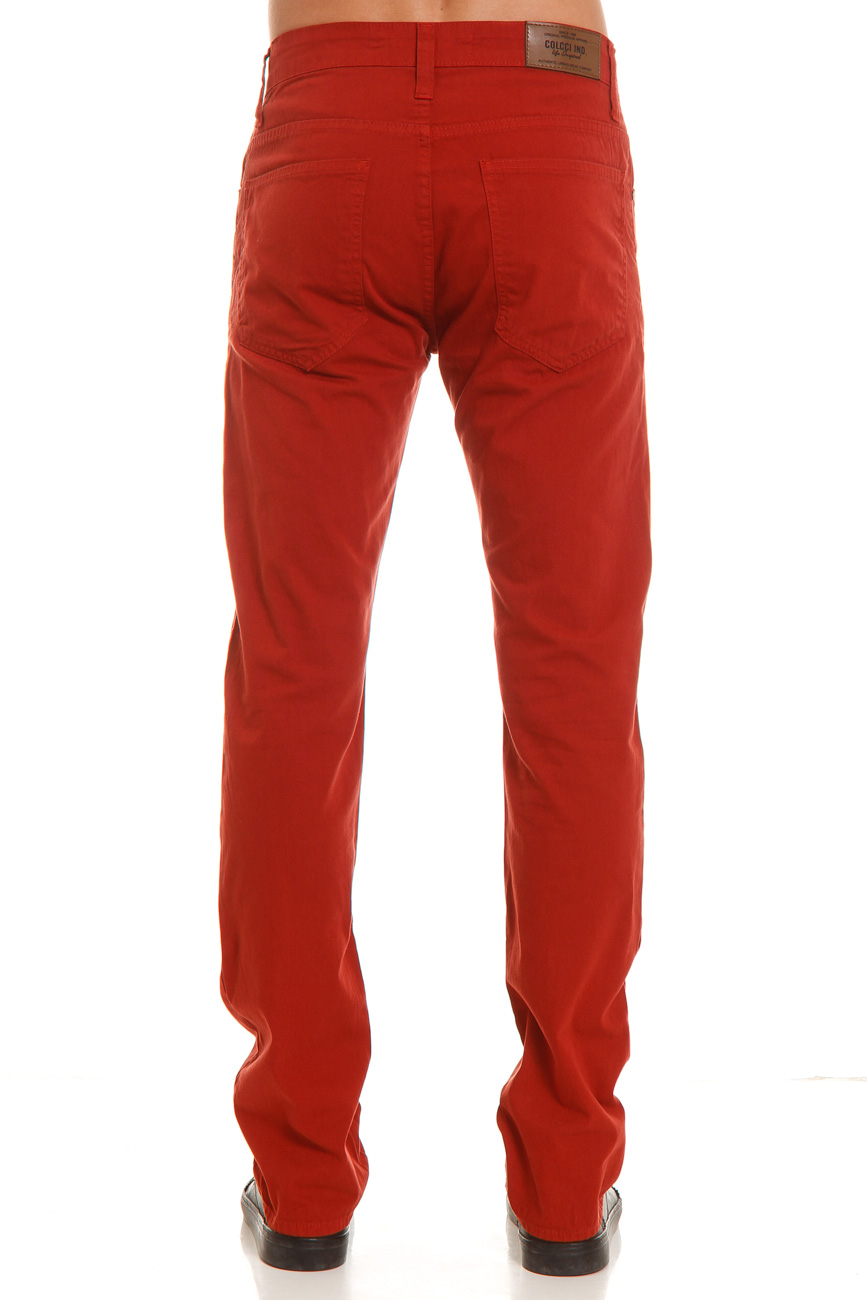 CALCA SARJA FELIPE 38 VERMELHO GINGER