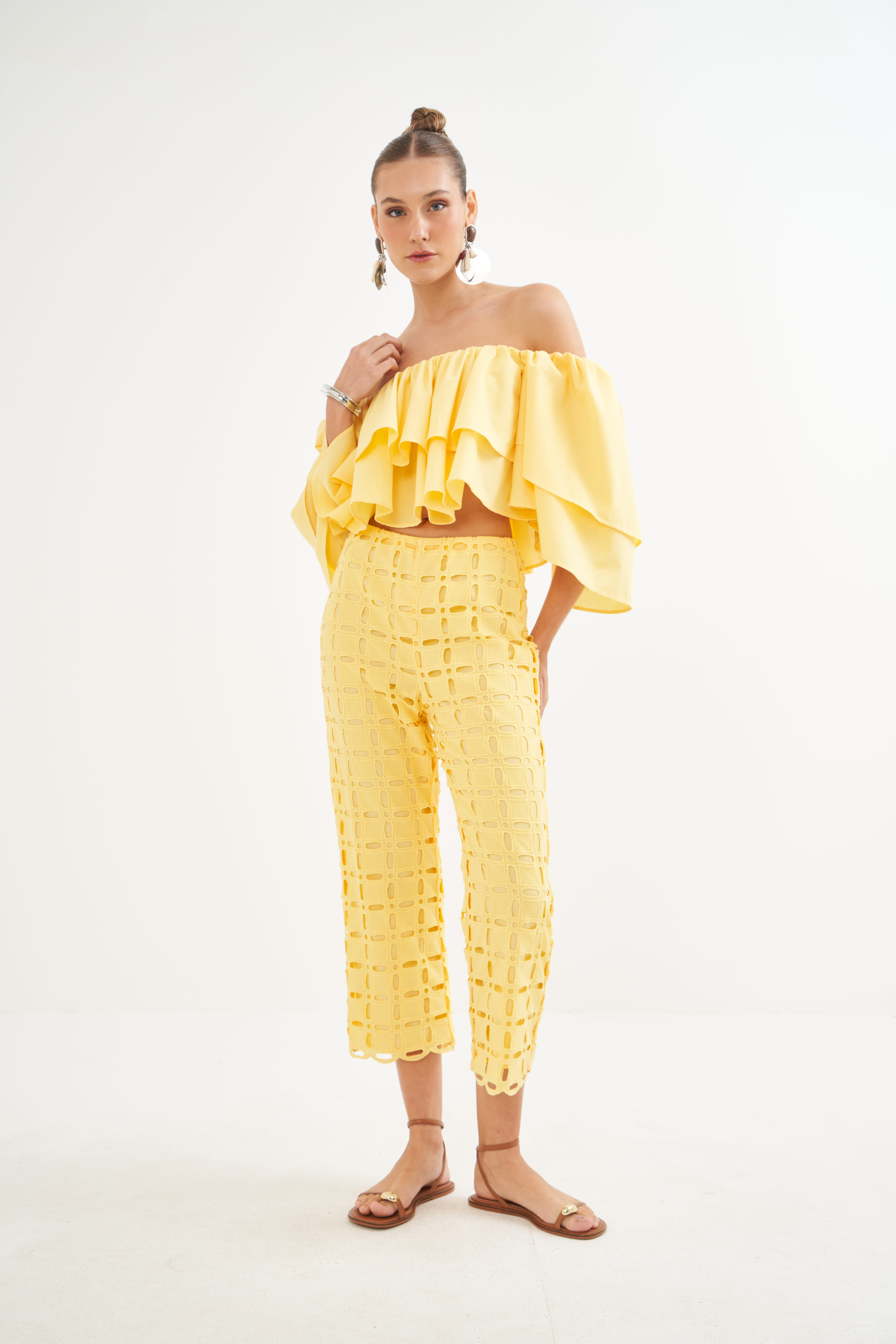 BLUSA COLCCI M AMARELO CORNISH
