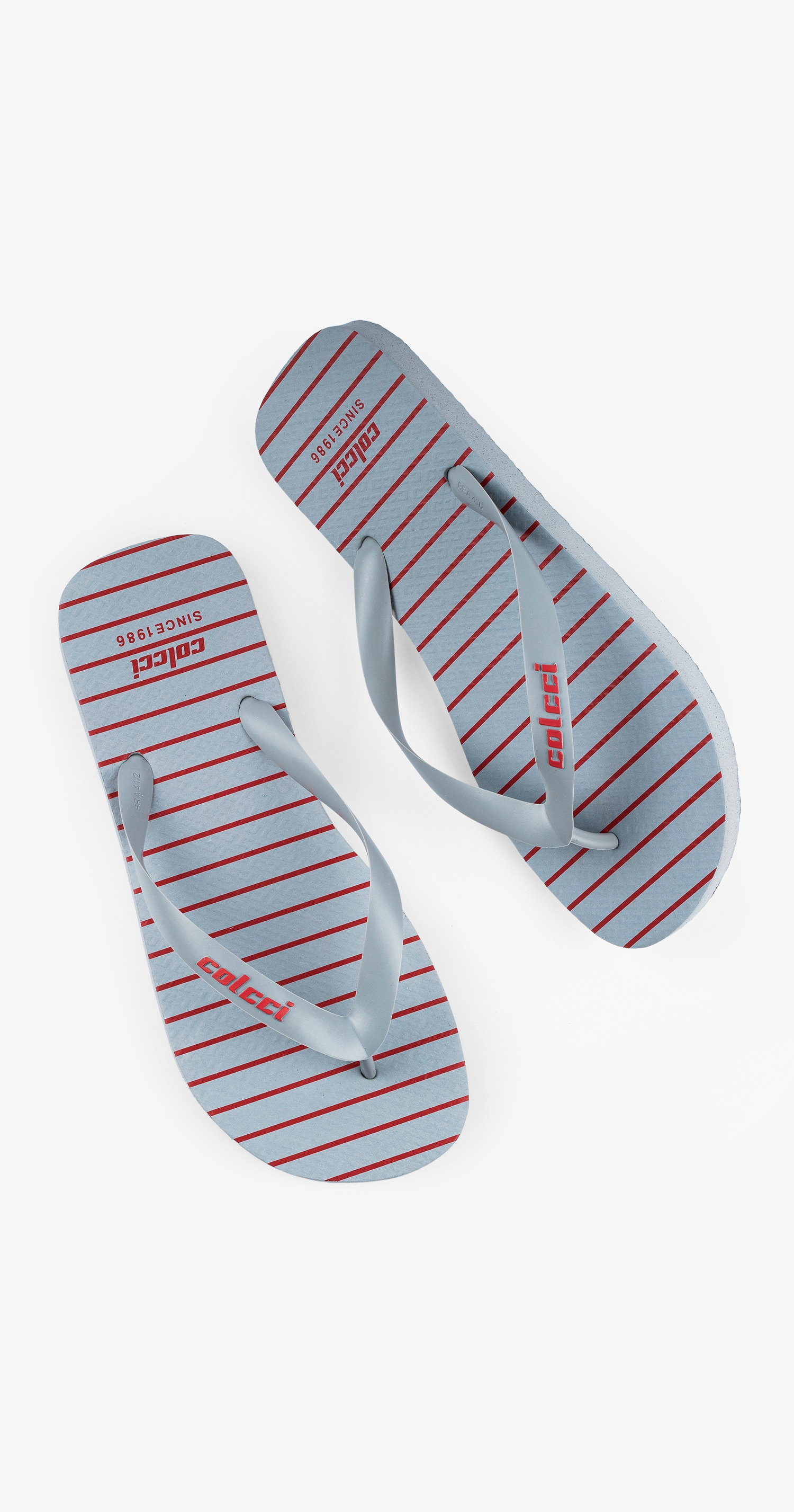 CHINELO MASC COLCCI RED LINES 39-40 OFF WHITE