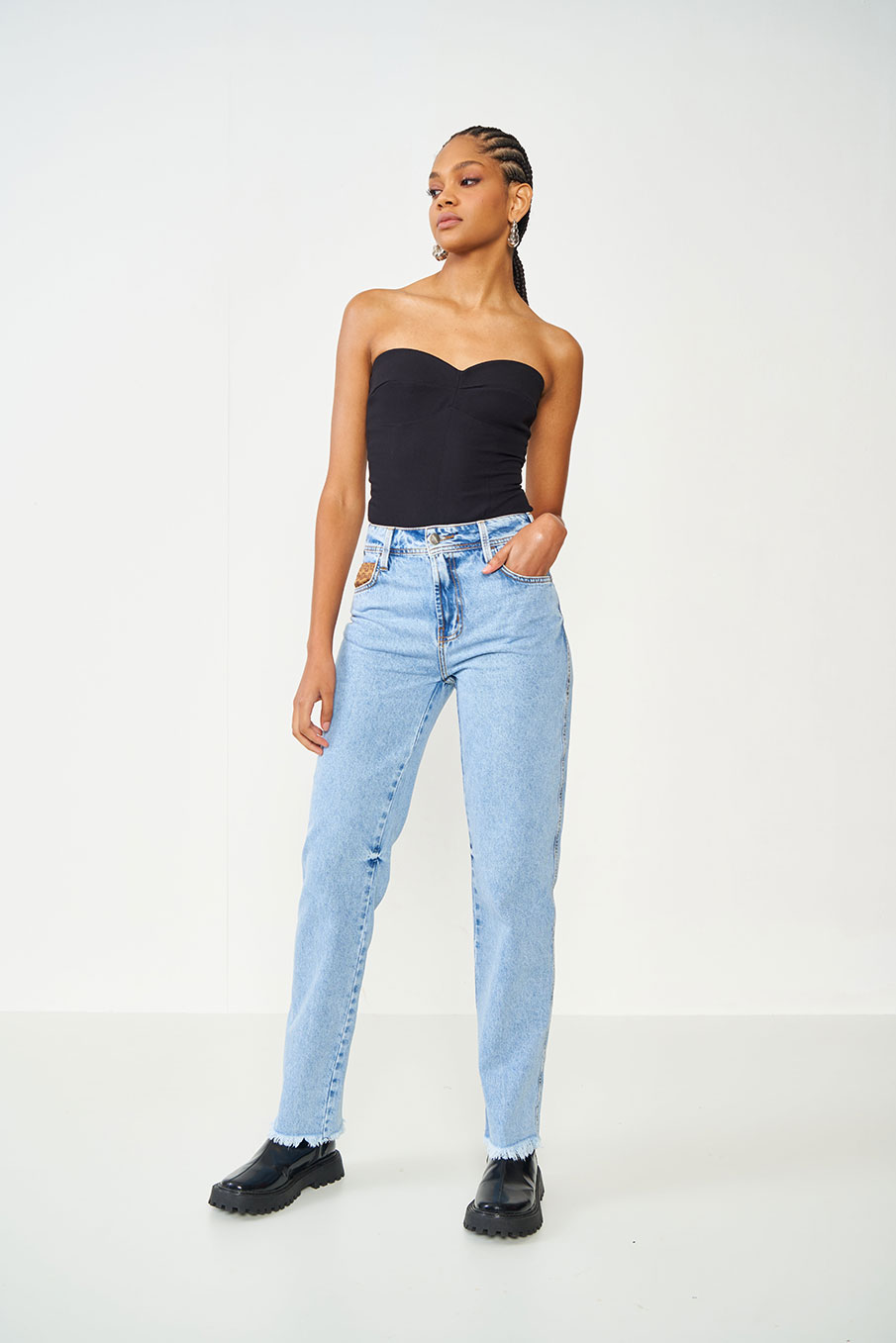 CALÇA JEANS JADE 46 INDIGO