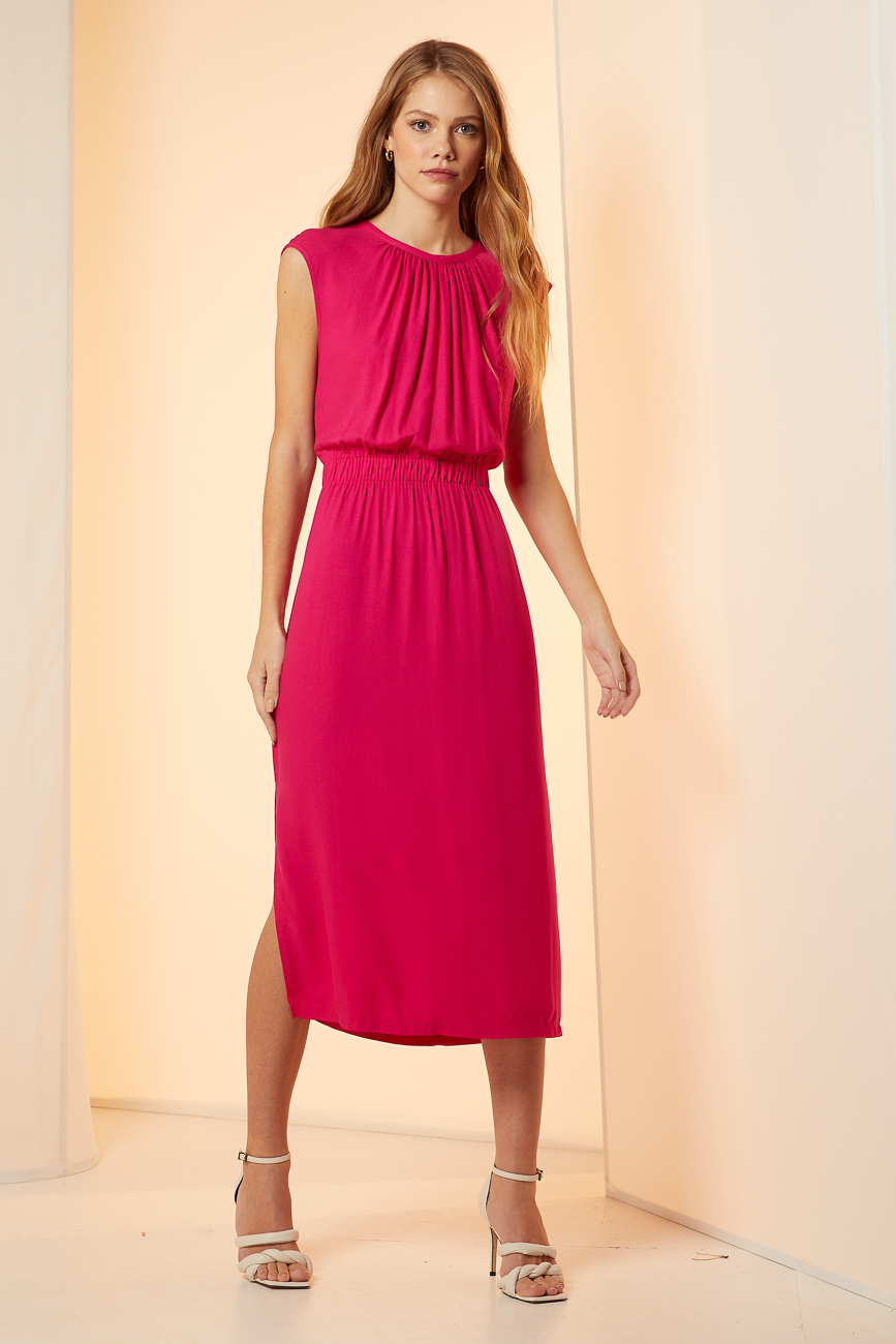 VESTIDO MIDI FORUM P ROSA AYANA