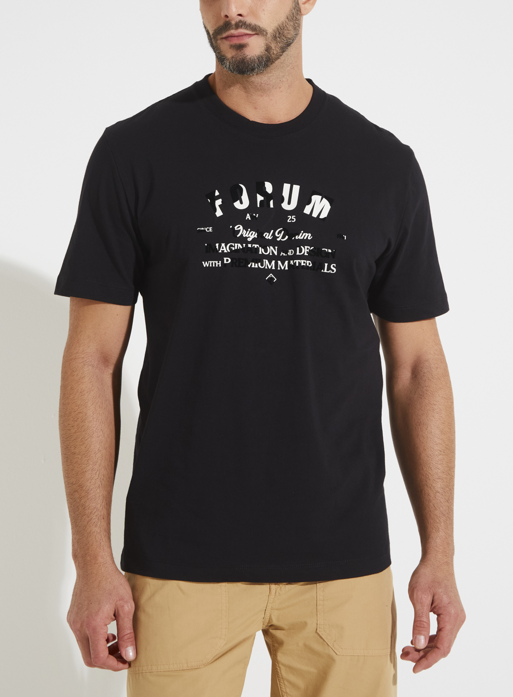CAMISETA FORUM M PRETO