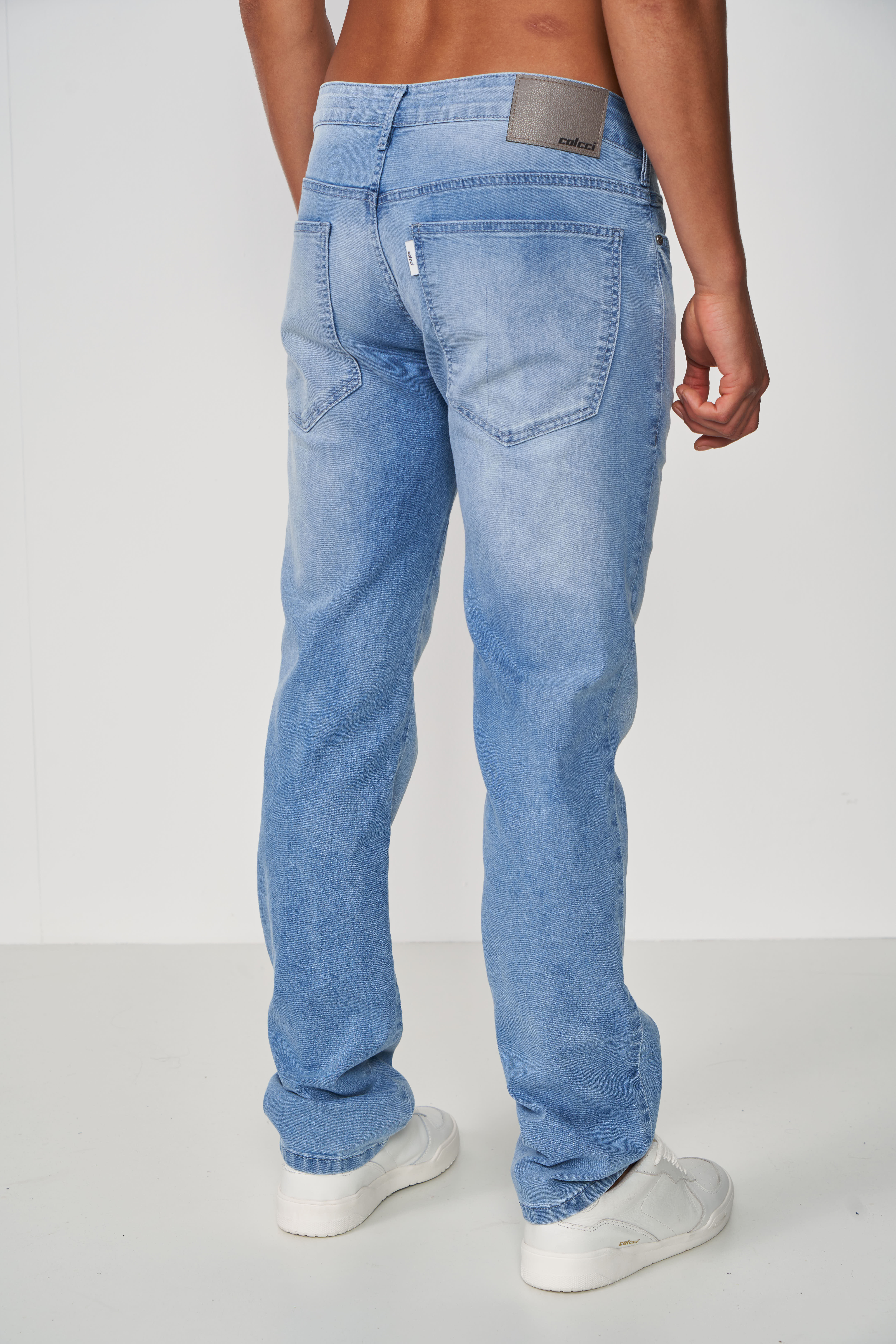 CALÇA JEANS ALEX SLIM 44 INDIGO