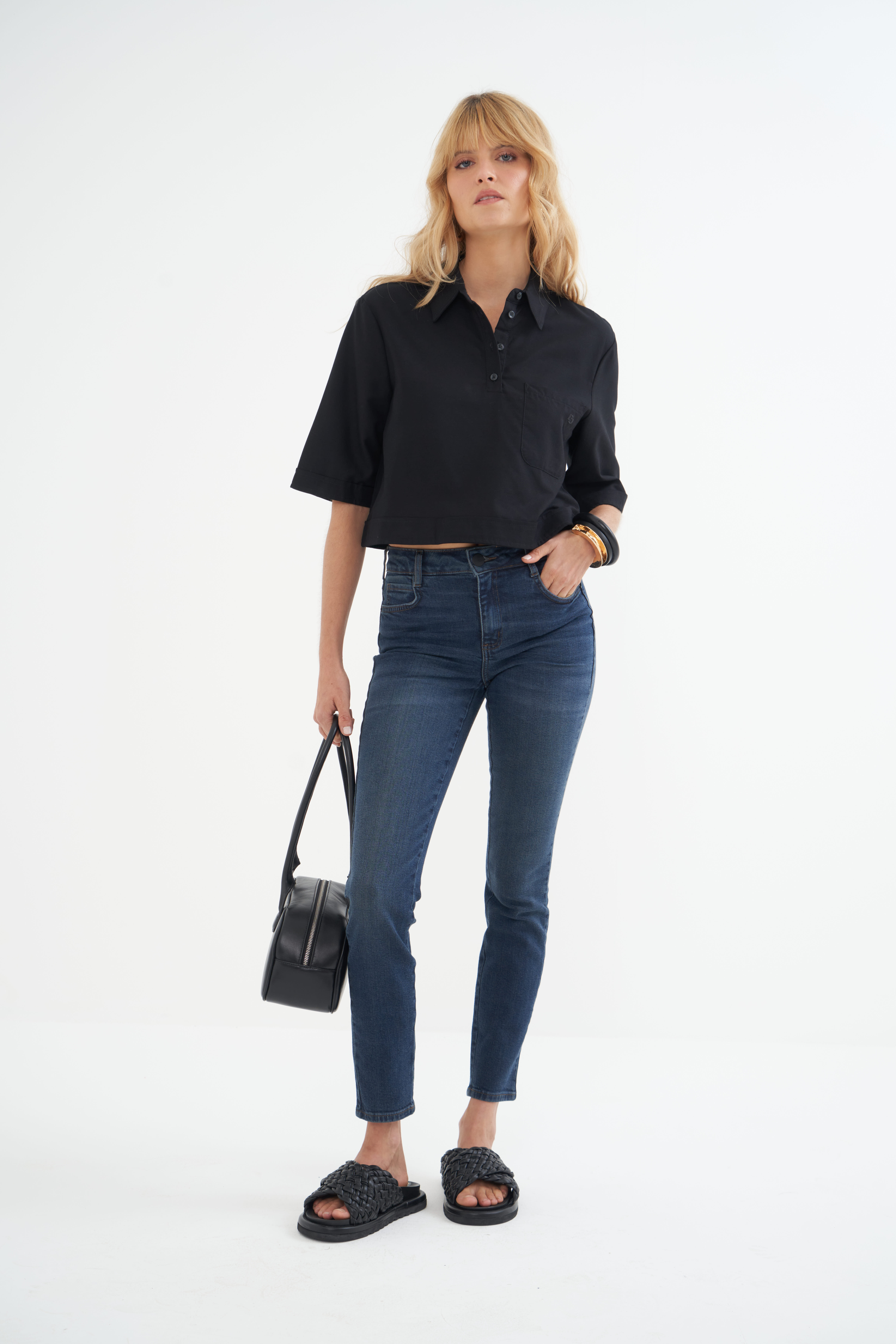 CALÇA JEANS BIA 44 INDIGO