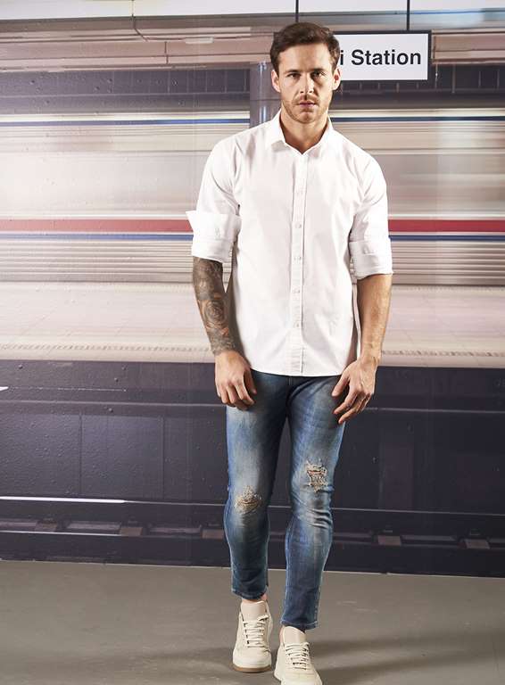 CAMISA FIT GG CINZA COIMBRA