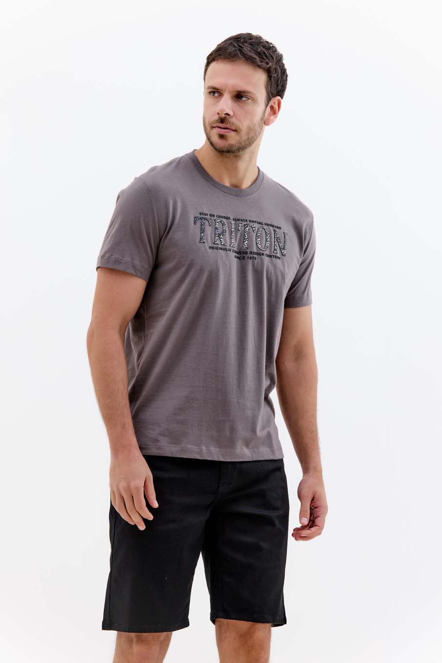 CAMISETA TRITON M CINZA XISTO