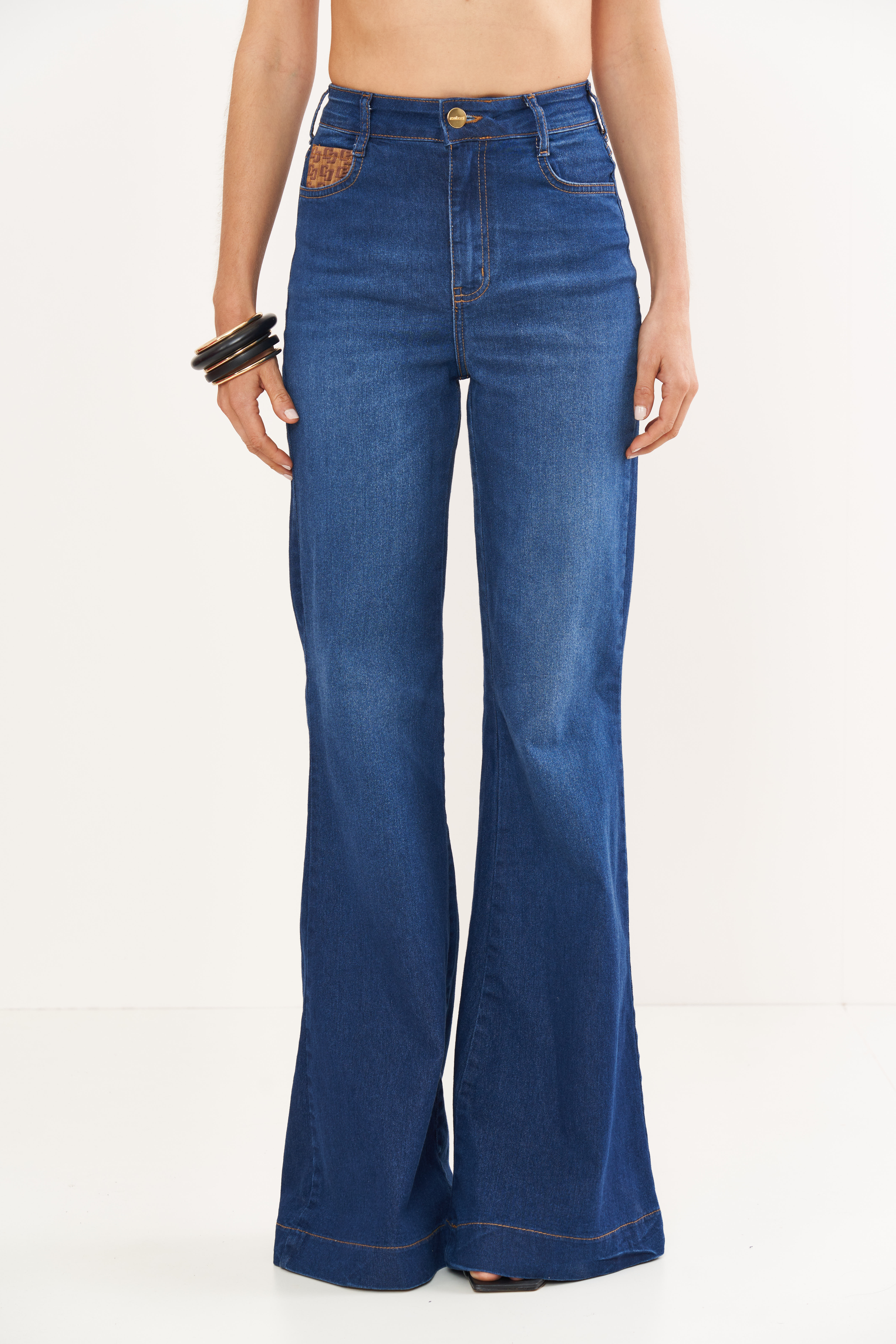 CALÇA JEANS BRUNA BOOT CUT 40 INDIGO