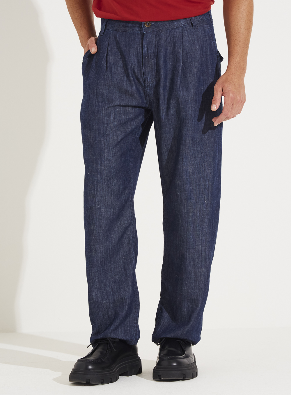 CALÇA JEANS LINHO ST BARTHS 42 INDIGO