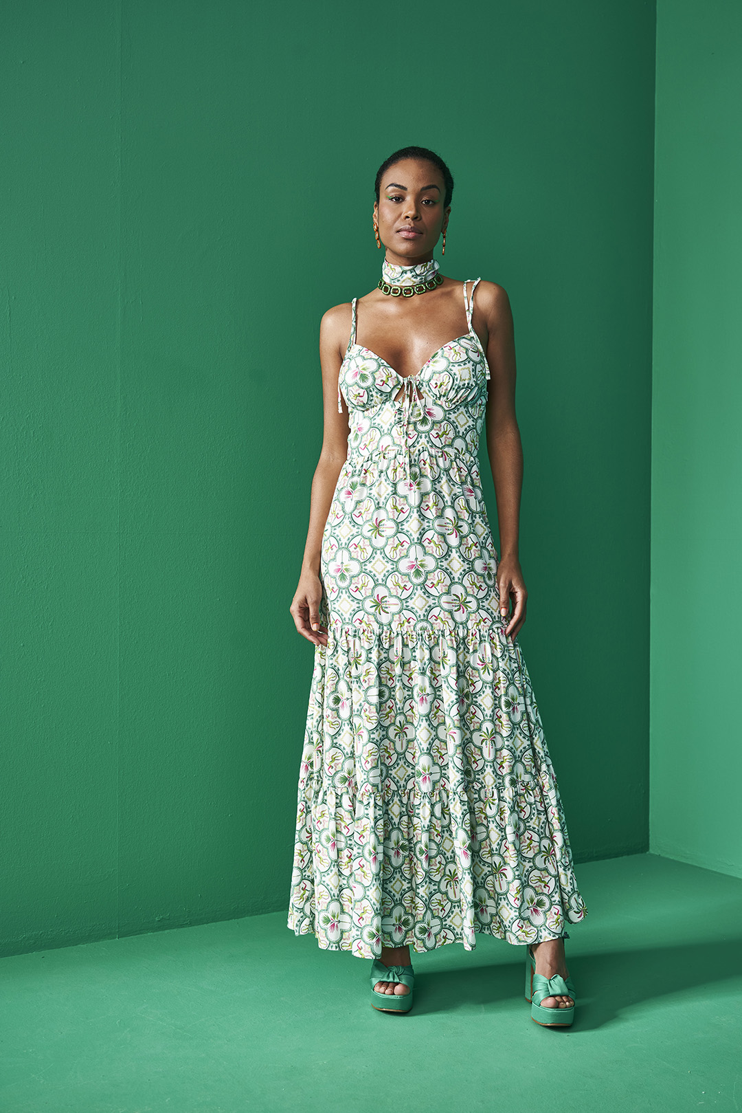 VESTIDO ESTAMPADO 42 COQUEIRAL